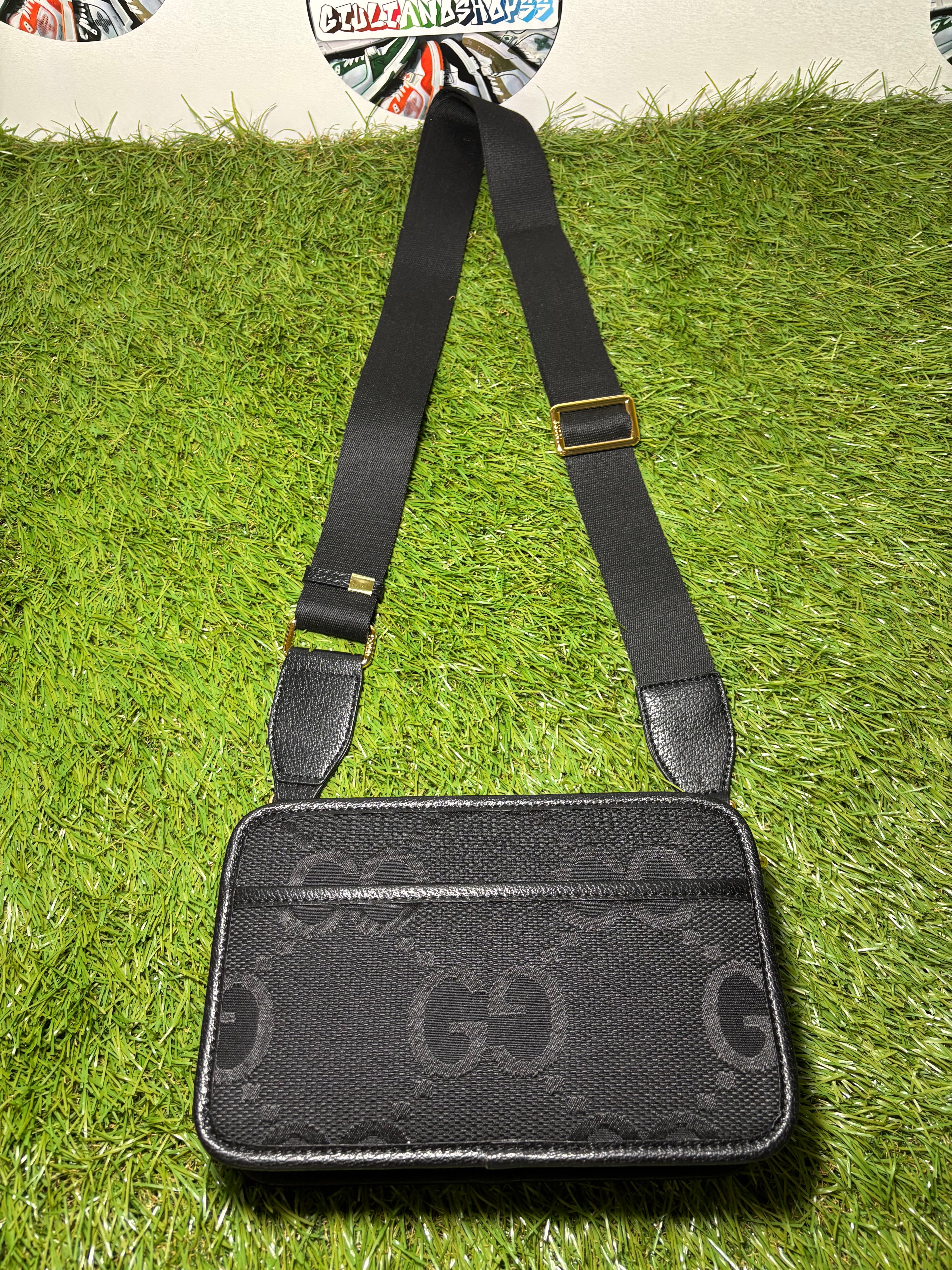 Mini Borsa A Tracolla Gucci Jumbo GG Black