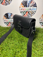 Dior Mini Saddle con jacquard Oblique nero