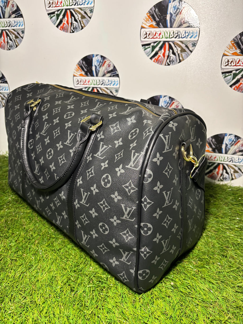 Louis Vuitton Keepall Bandoulière Black 47x29x21