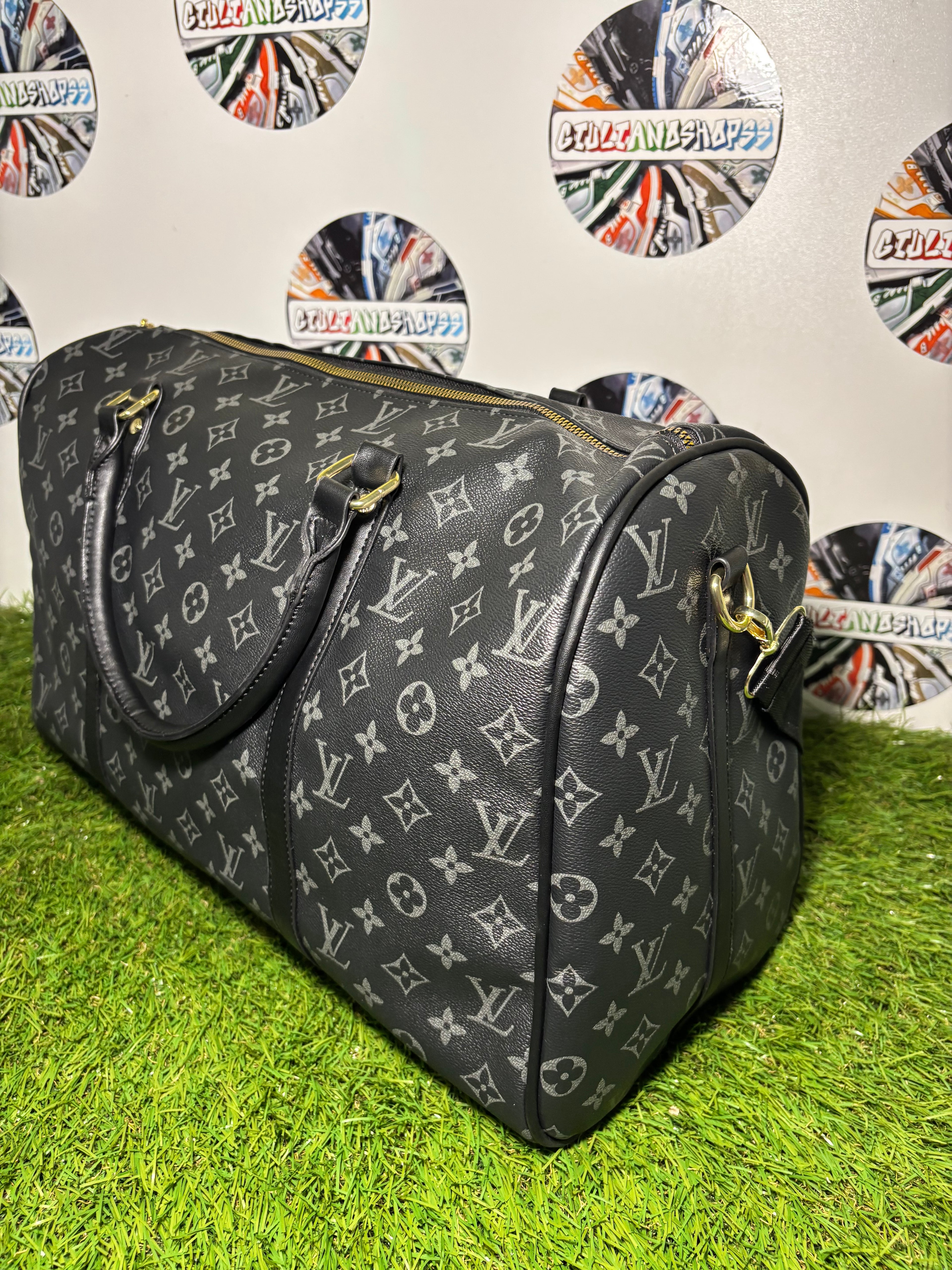 Louis Vuitton Keepall Bandoulière Black 47x29x21
