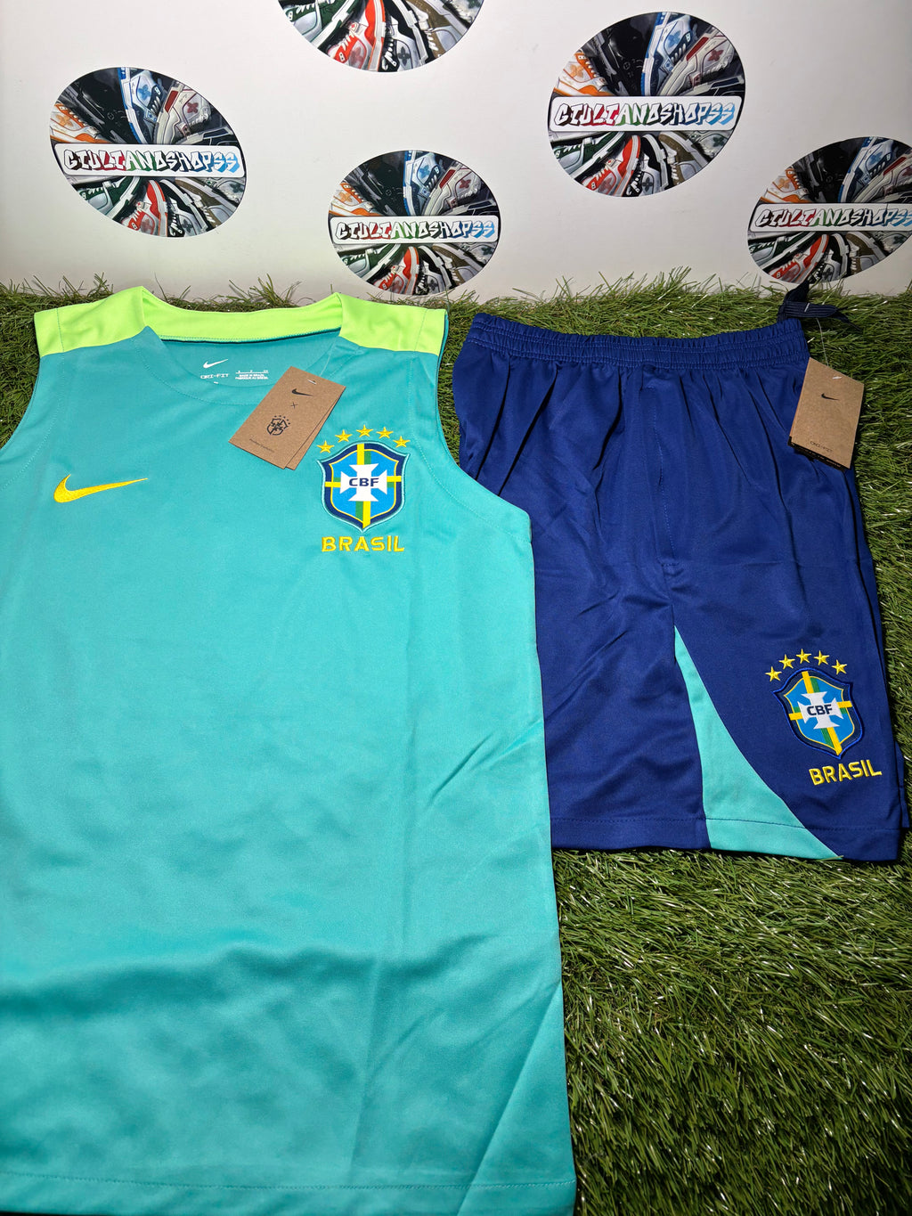 Completino Corto Squadre Calcio Smanicato Nuova Collezione