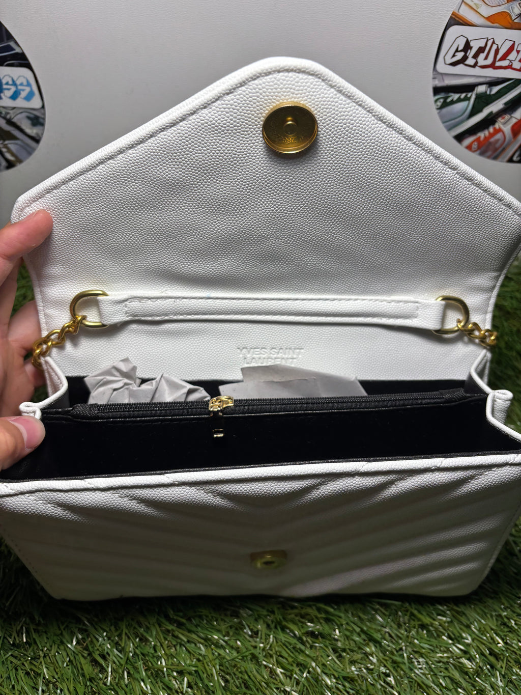 Borsa Yves Saint Laurent White