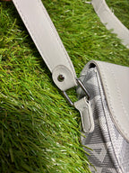 Dior Mini Saddle con jacquard Oblique Grigio