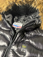 Giacchetto Blauer Donna Con Pelliccia Removibile Black
