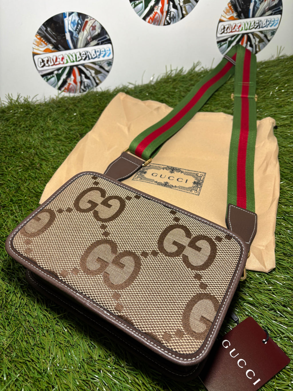 Mini Borsa A Tracolla Gucci Jumbo GG
