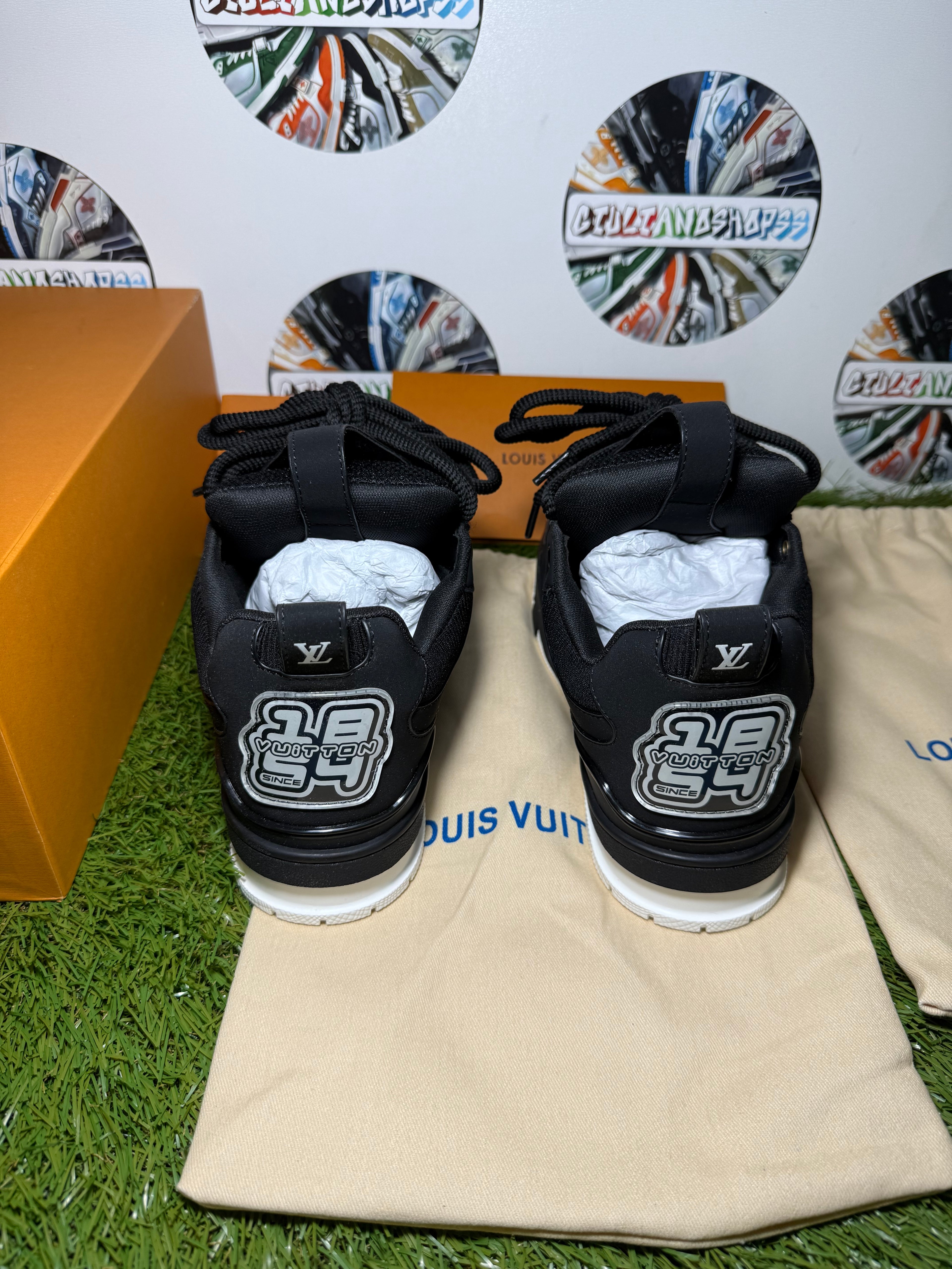 Louis Vuitton LV Skate Sneaker - Nera Monogram Bianco 1a Qualità