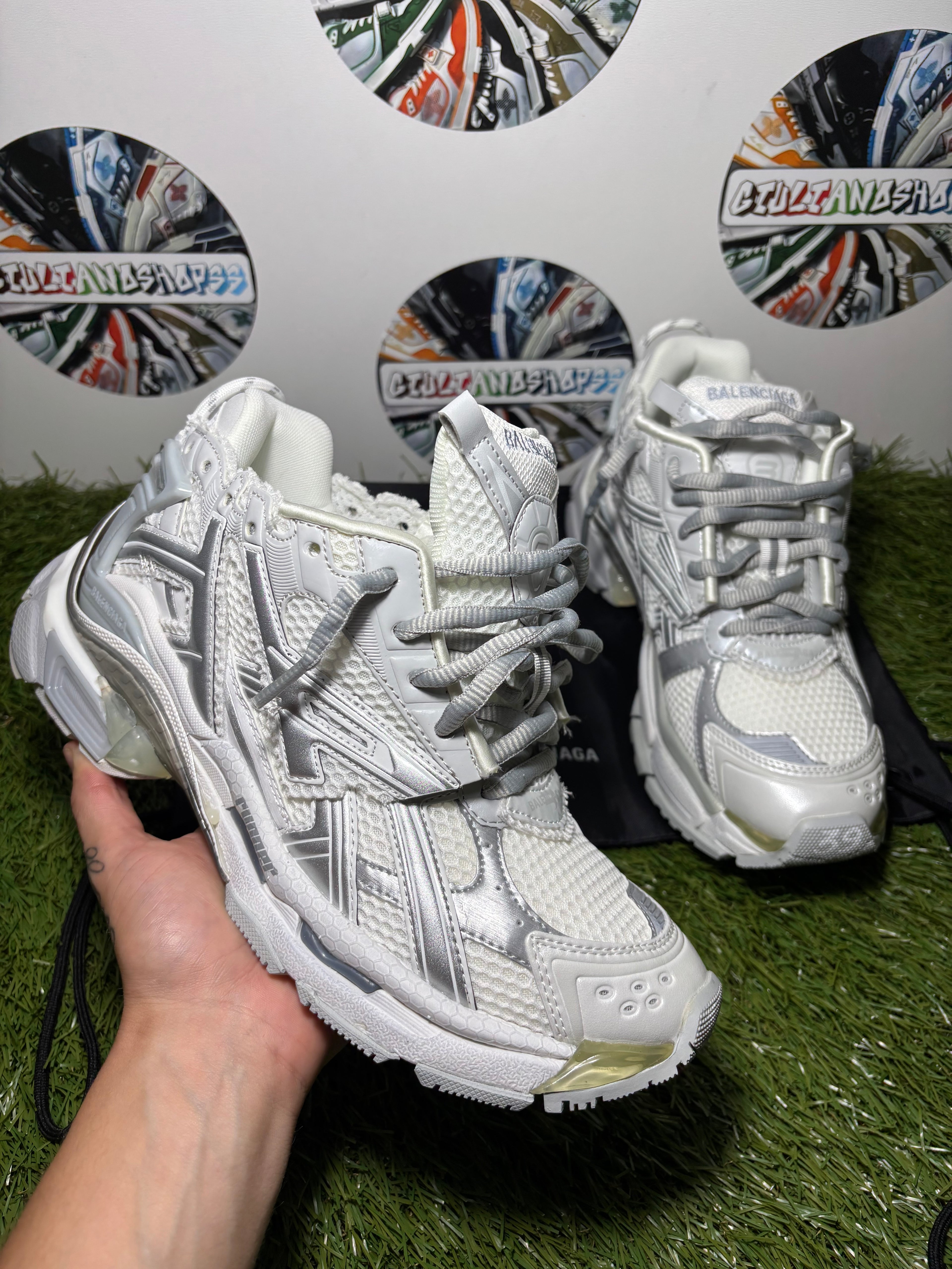 Balenciaga Runner Sneaker - Grey/White