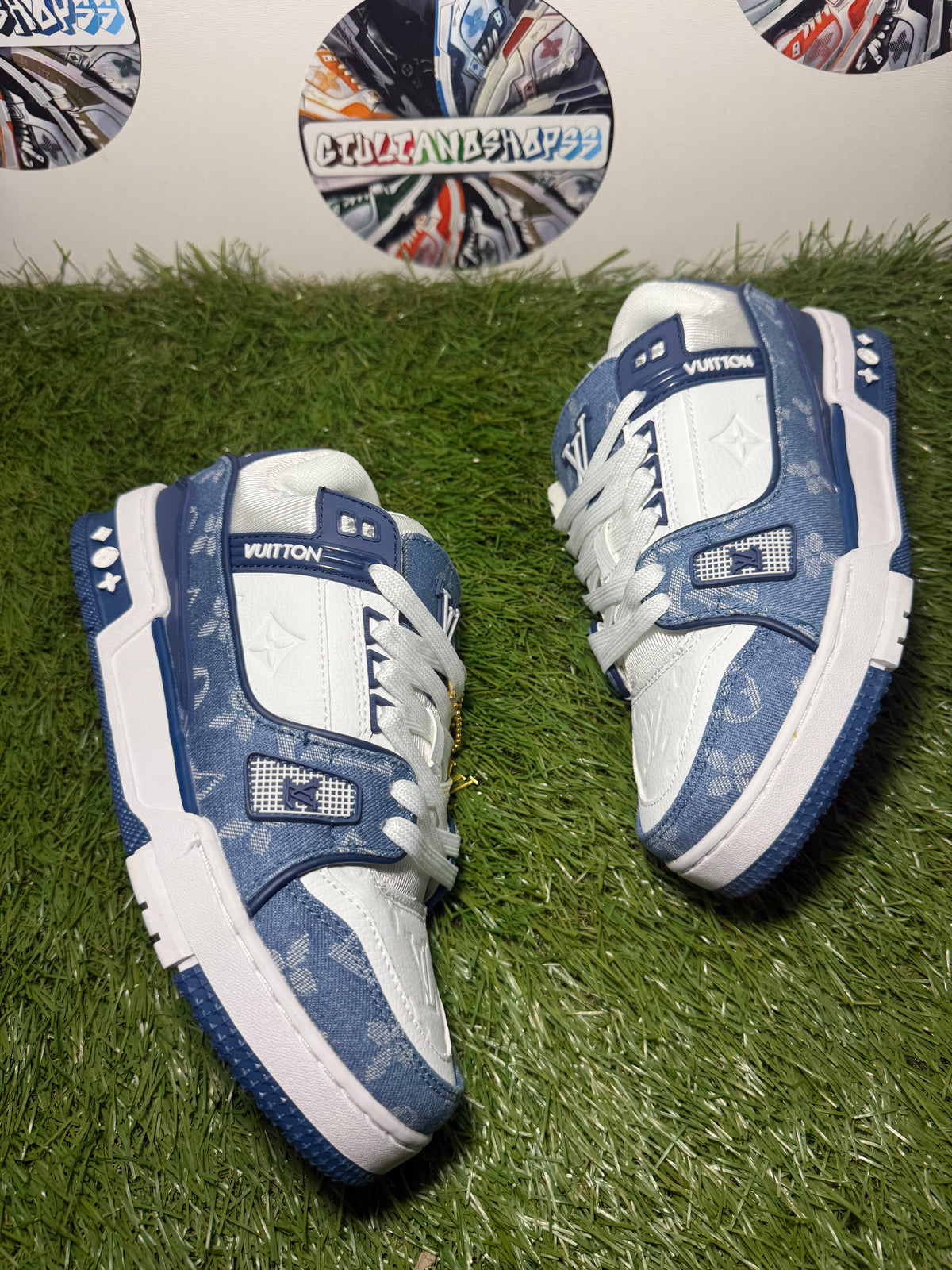 Louis Vuitton Trainer -  Blue Denim