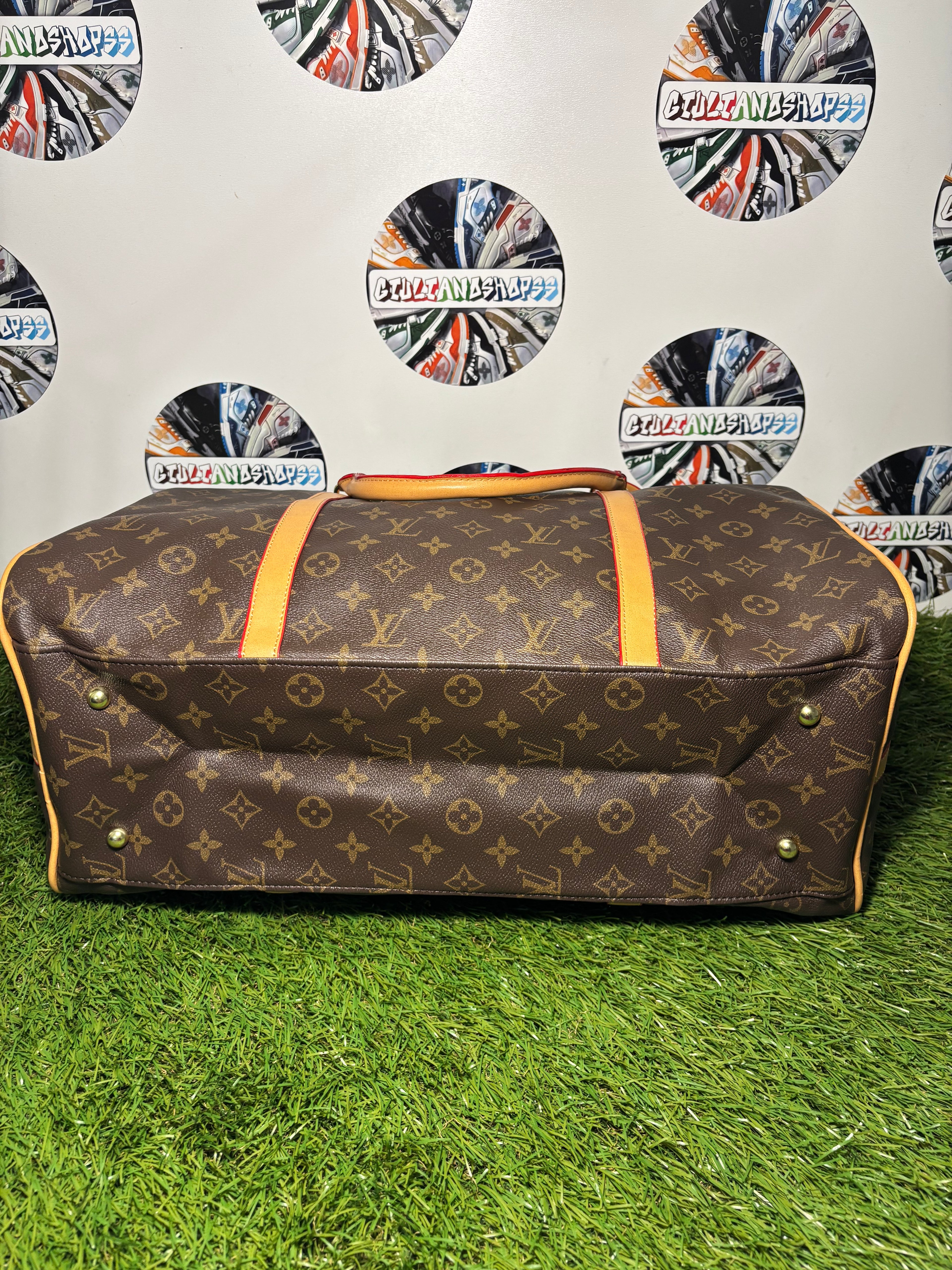 Louis Vuitton Keepall Bandoulière White 47x29x21