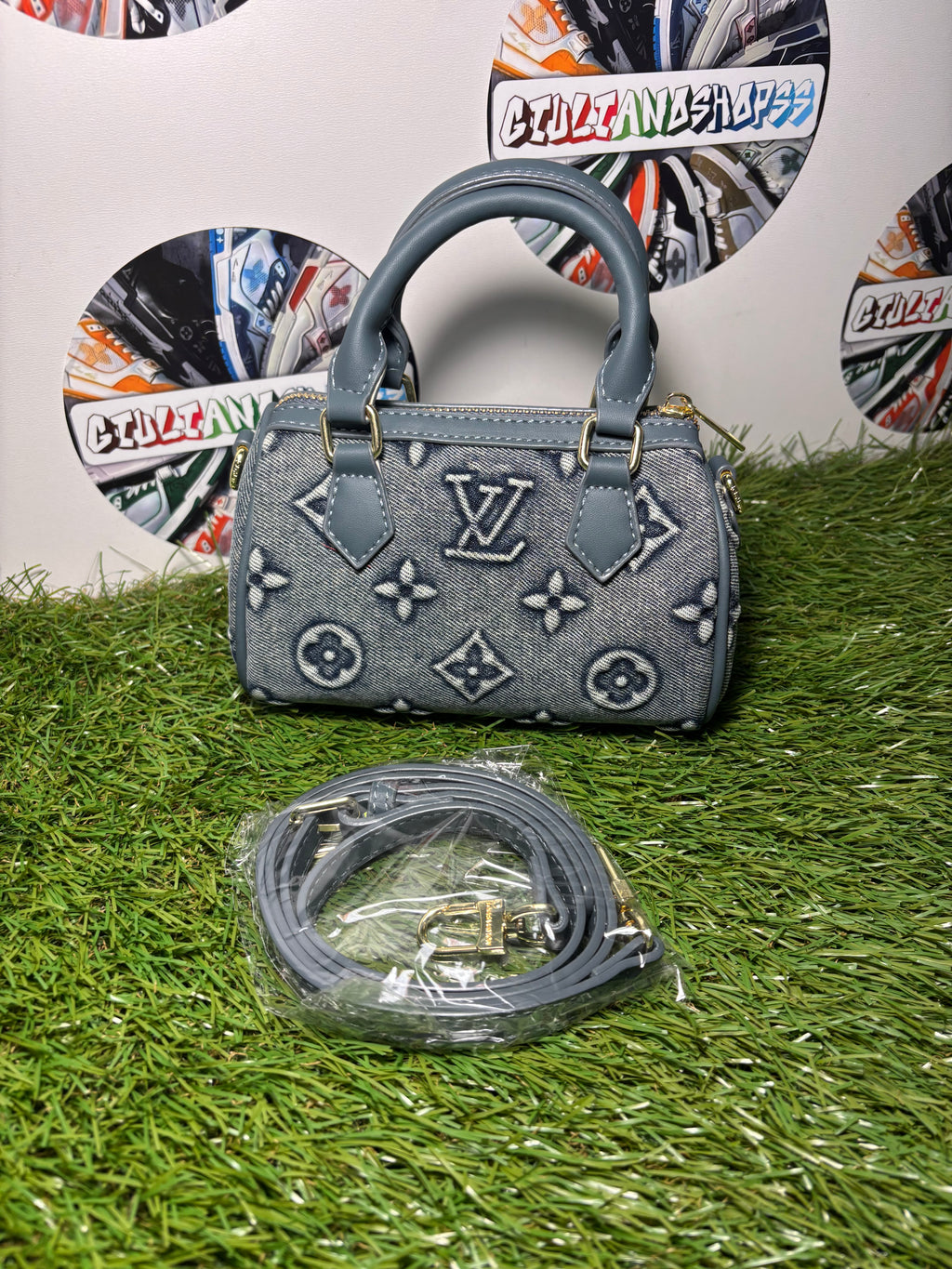 Louis Vuitton Nano Speedy Monogram - Blue Jeans