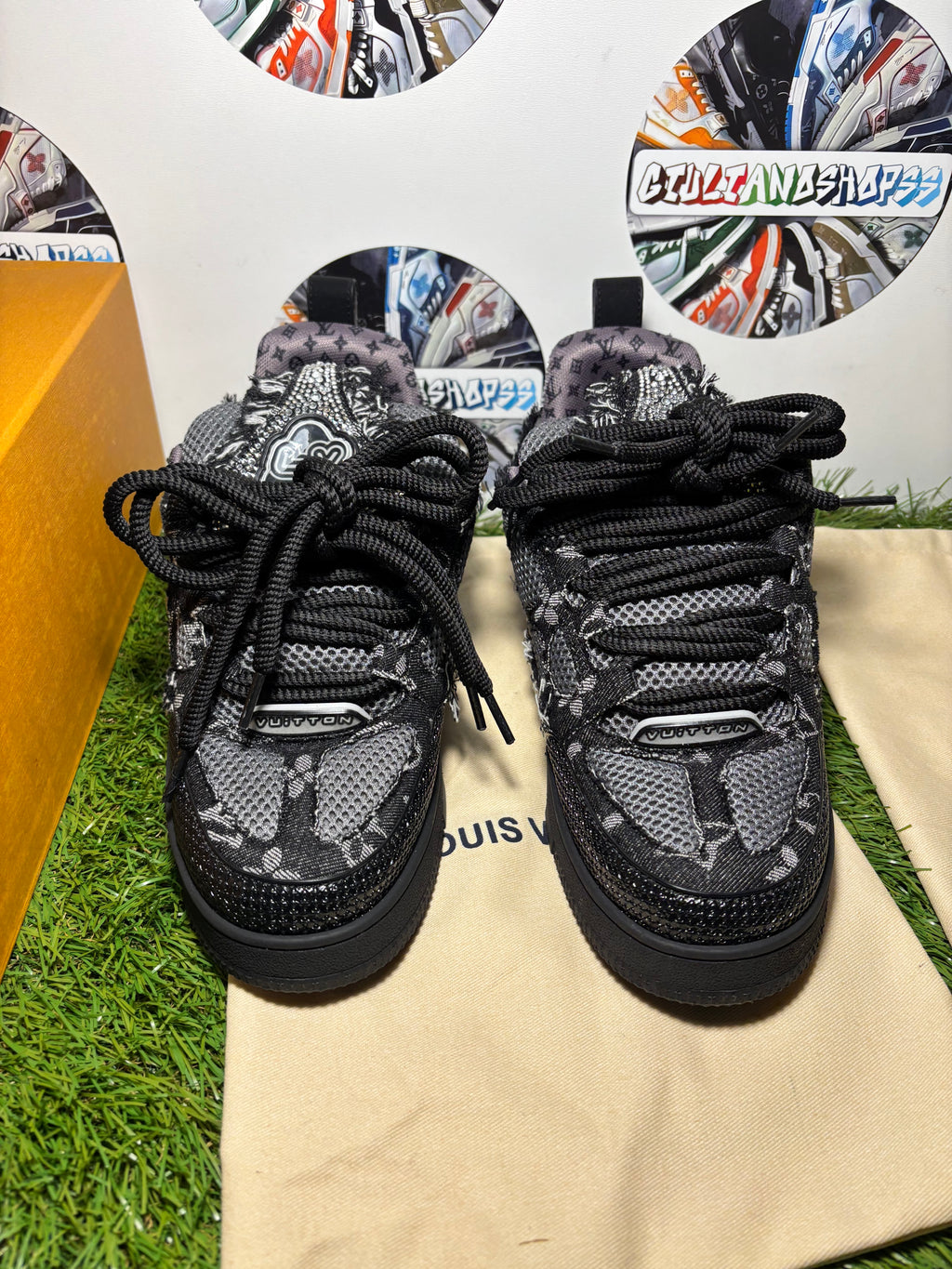 Louis Vuitton LV Skate Sneaker - Svaroski/Black 1a Qualità