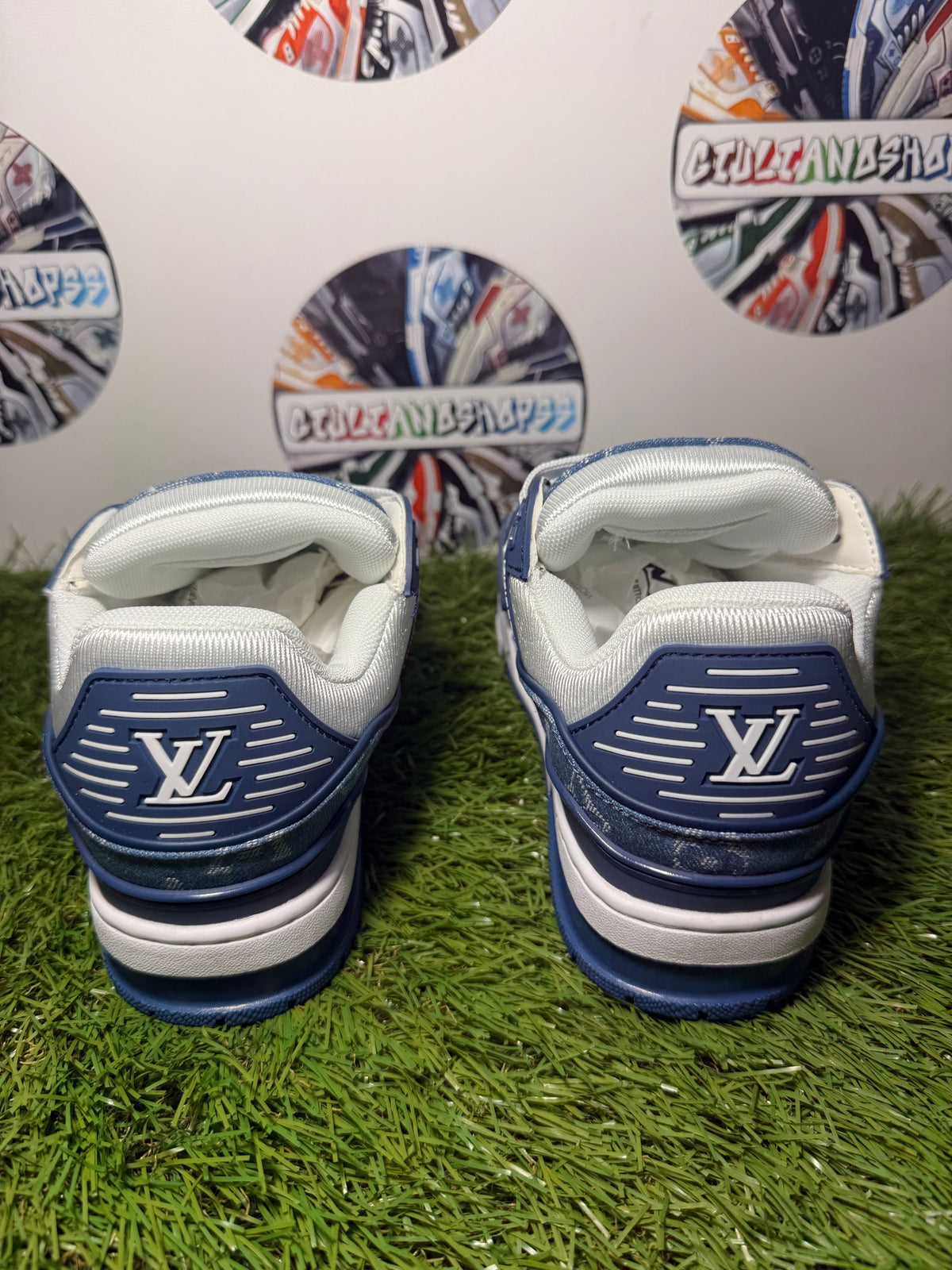 Louis Vuitton Trainer -  Blue Denim
