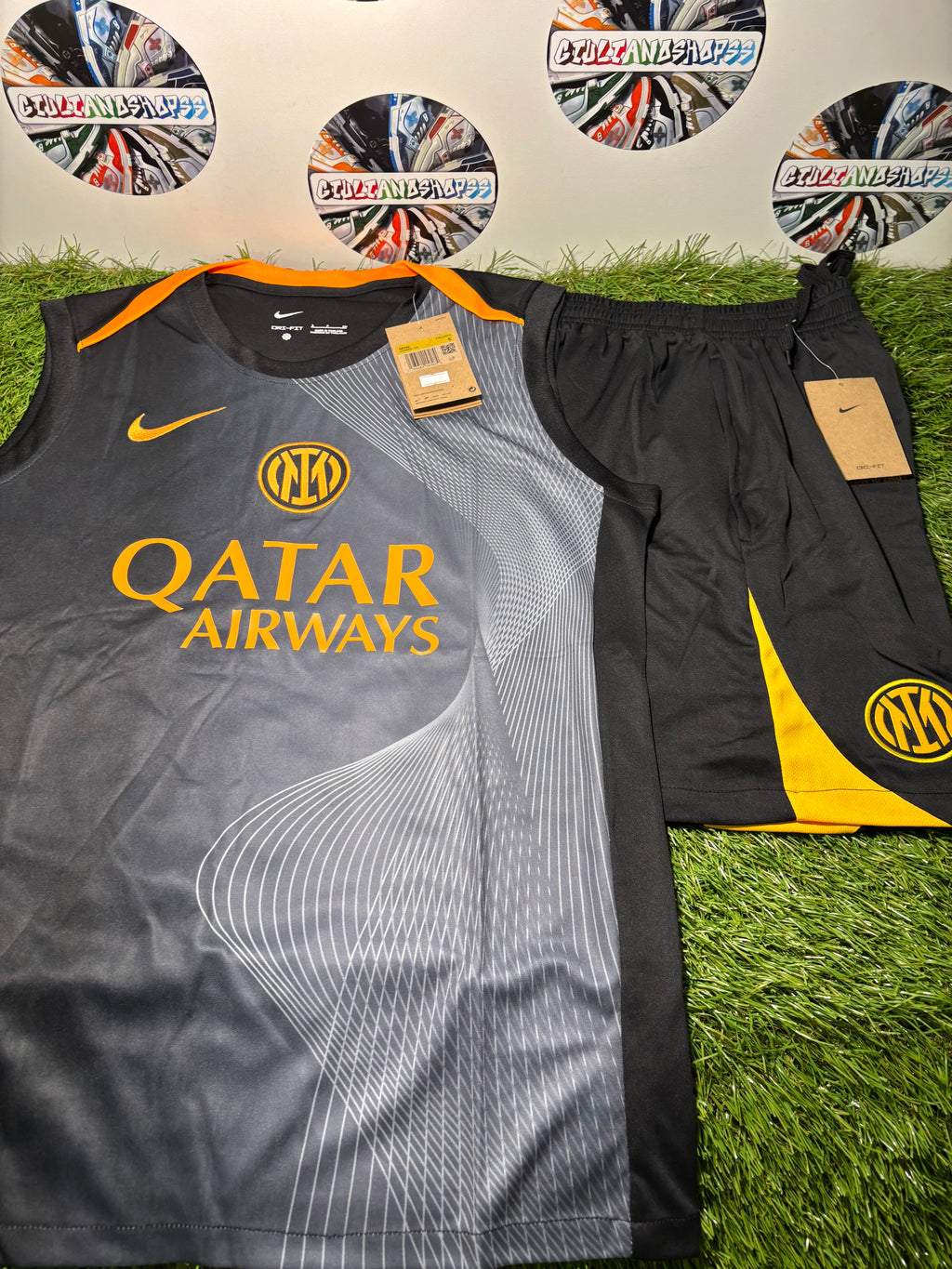Completino Corto Squadre Calcio Smanicato Nuova Collezione