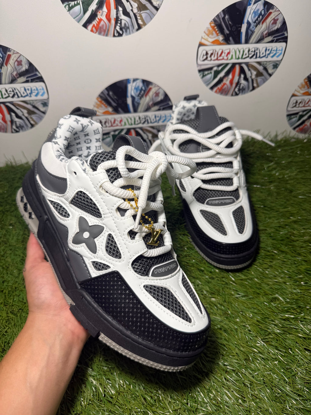 Louis Vuitton Skate 2a Qualità - Grey/White/Black