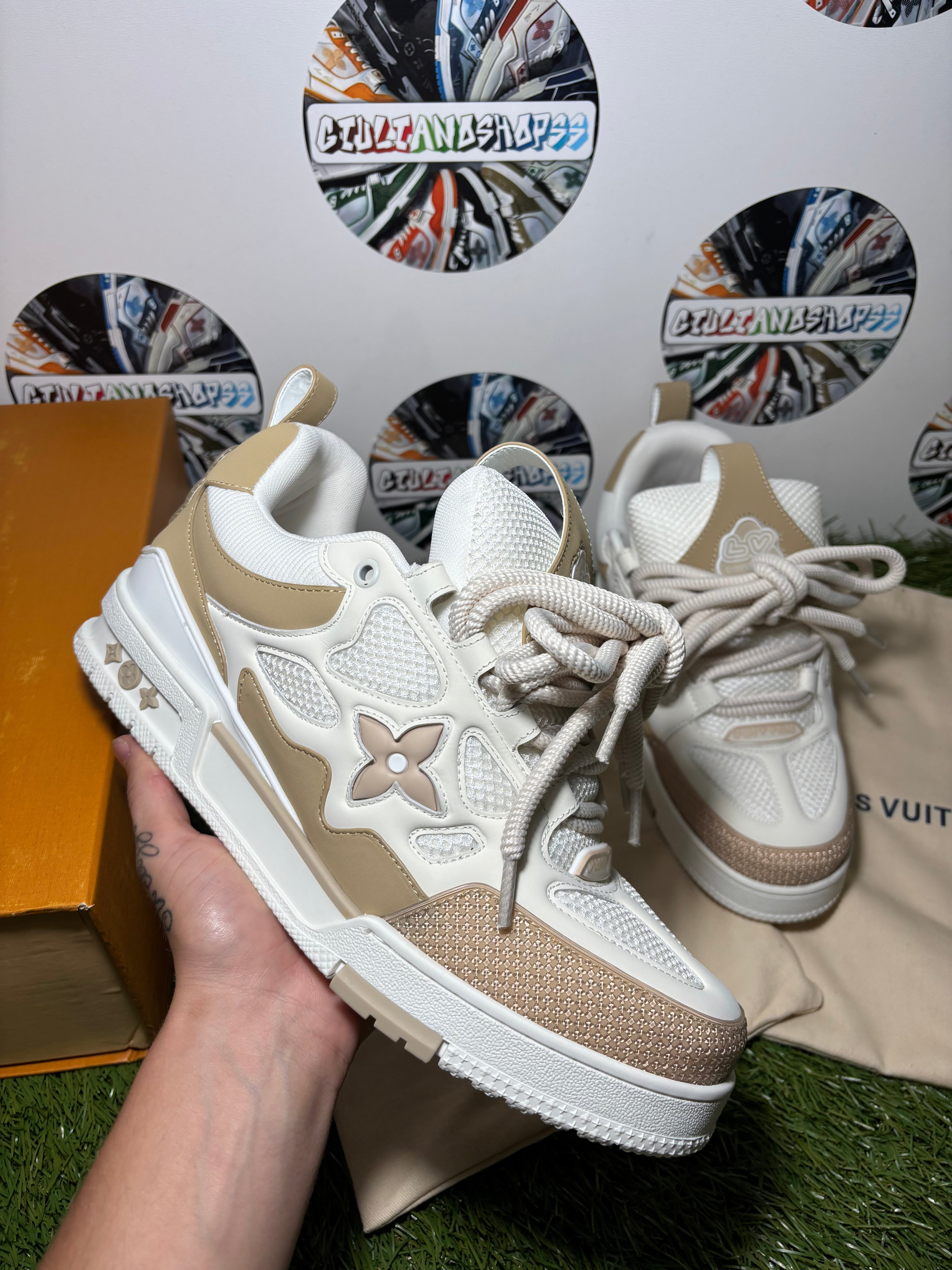 Louis Vuitton LV Skate Sneaker - Beige/Crema 1a Qualità