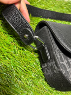 Dior Mini Saddle con jacquard Oblique nero