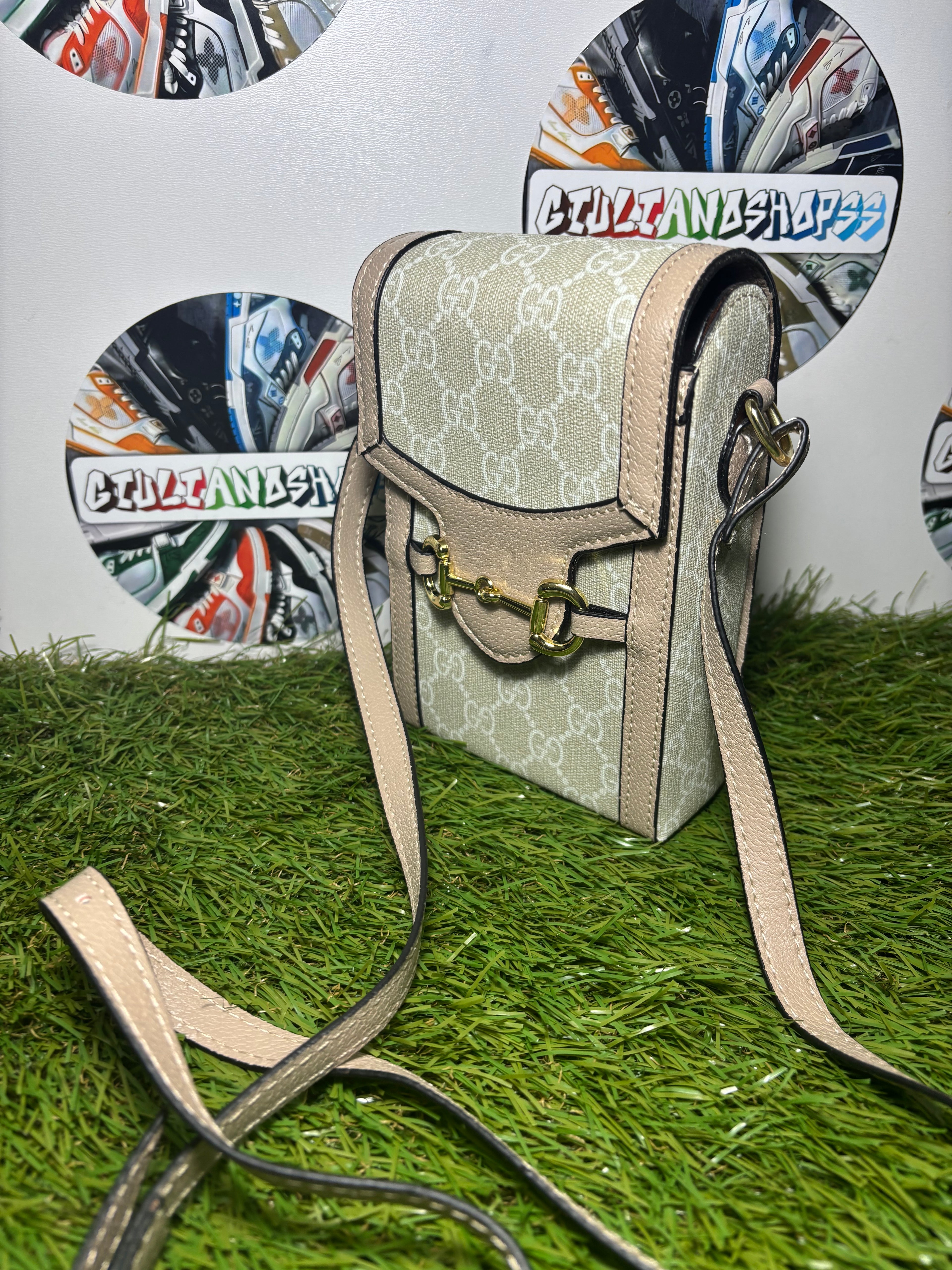 Gucci Horsebit 1955 Phone Bag Beige 2a qualità