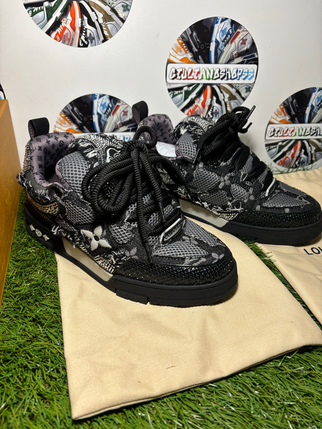 Louis Vuitton LV Skate Sneaker - Svaroski/Black 1a Qualità
