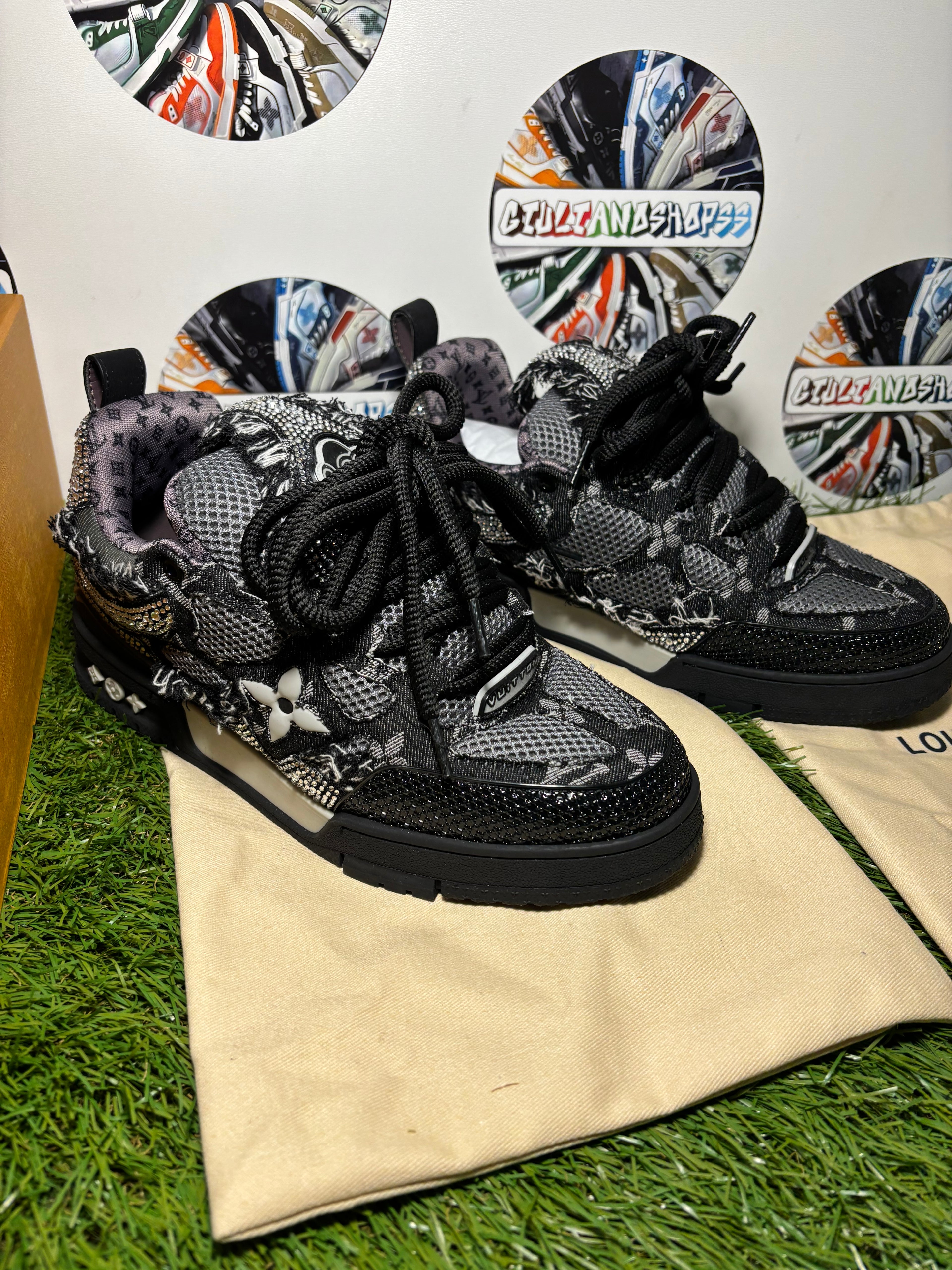 Louis Vuitton LV Skate Sneaker - Svaroski/Black 1a Qualità