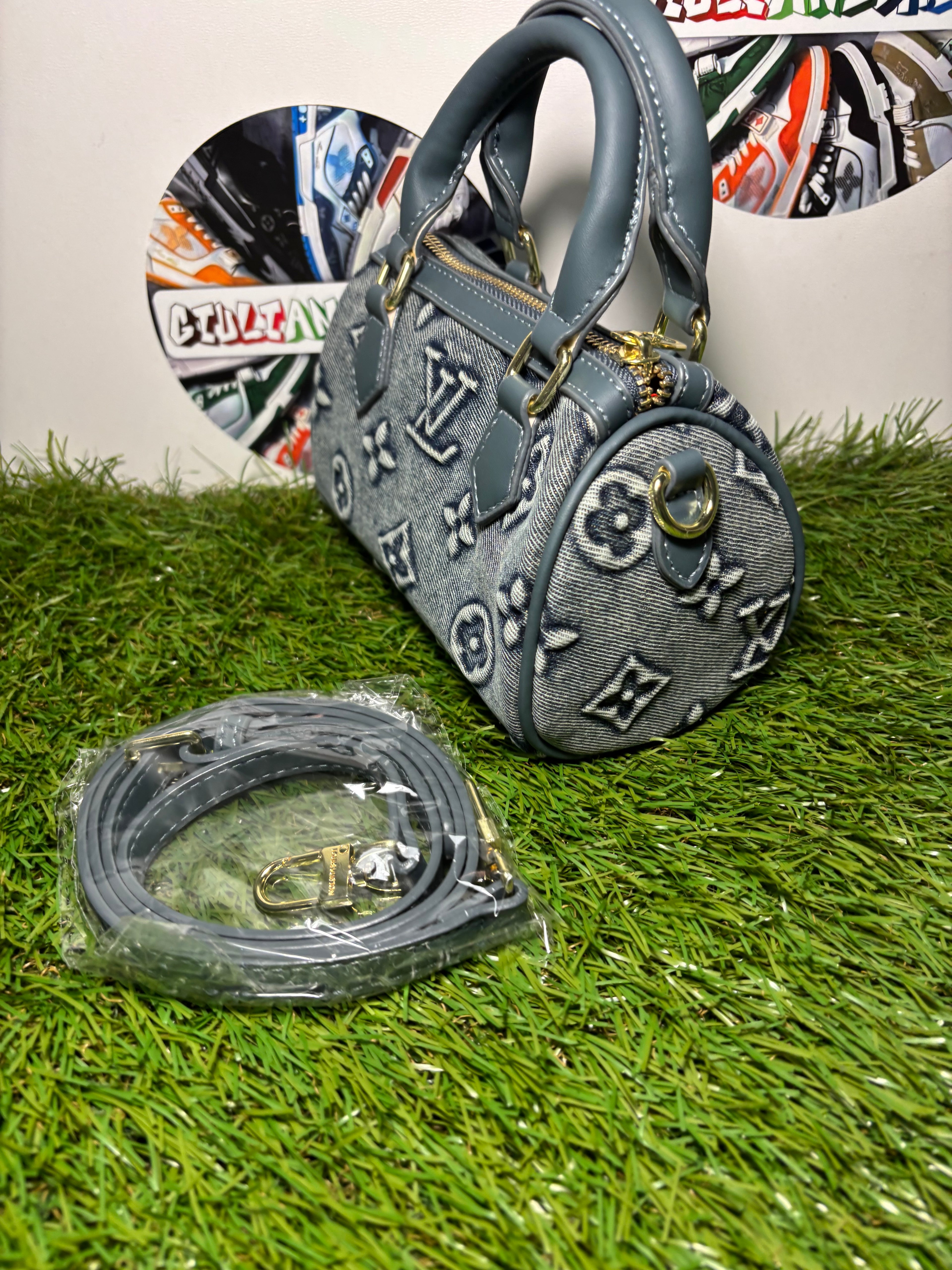Louis Vuitton Nano Speedy Monogram - Blue Jeans