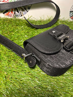 Dior Mini Saddle con jacquard Oblique nero