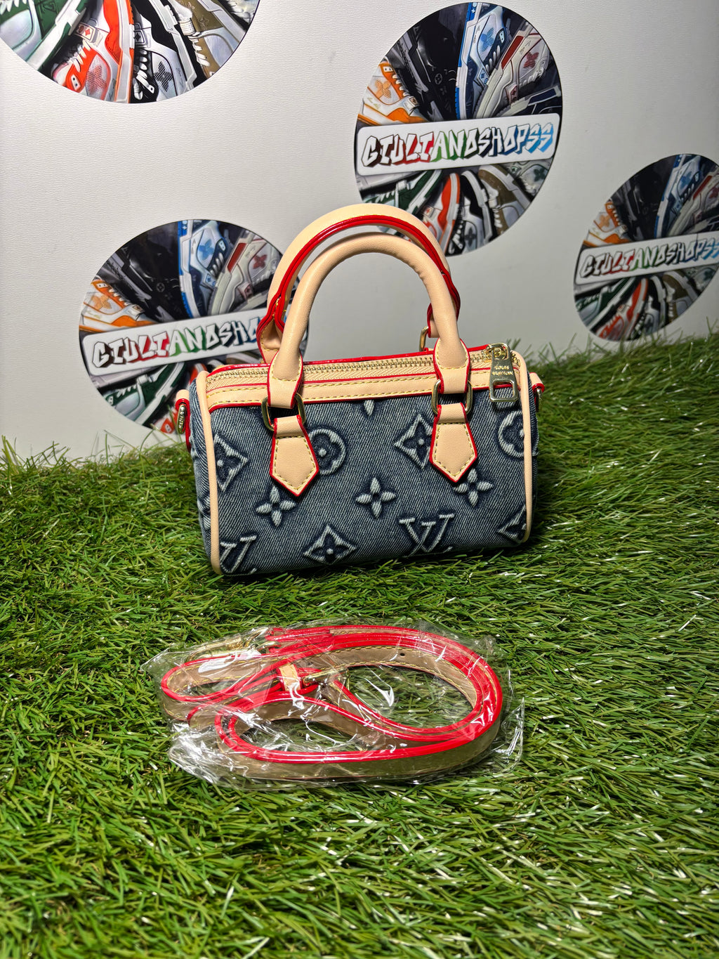 Louis Vuitton Nano Speedy Monogram - Jeans/Beige