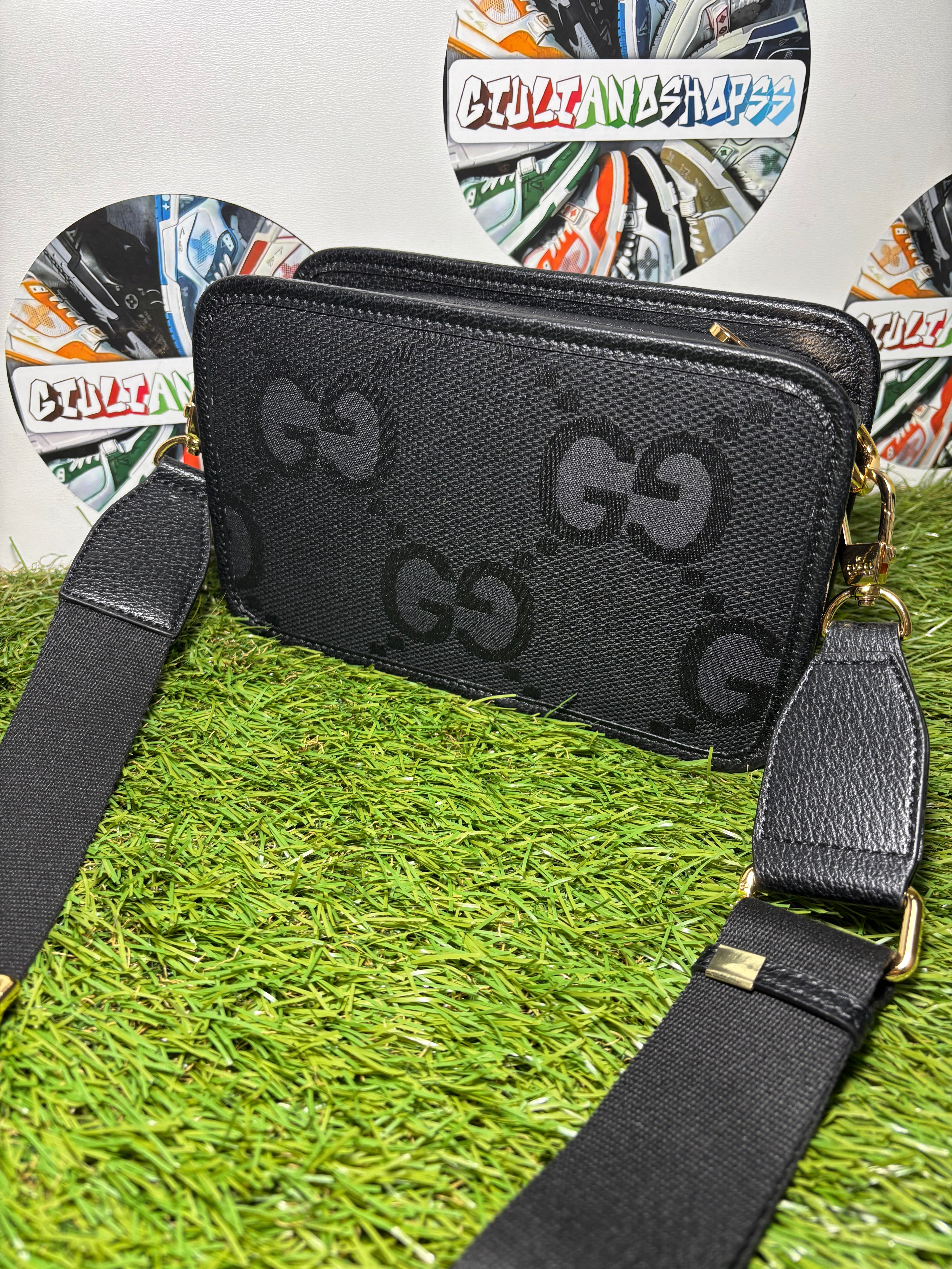 Mini Borsa A Tracolla Gucci Jumbo GG Black
