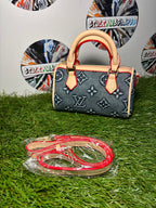 Louis Vuitton Nano Speedy Monogram - Jeans/Beige