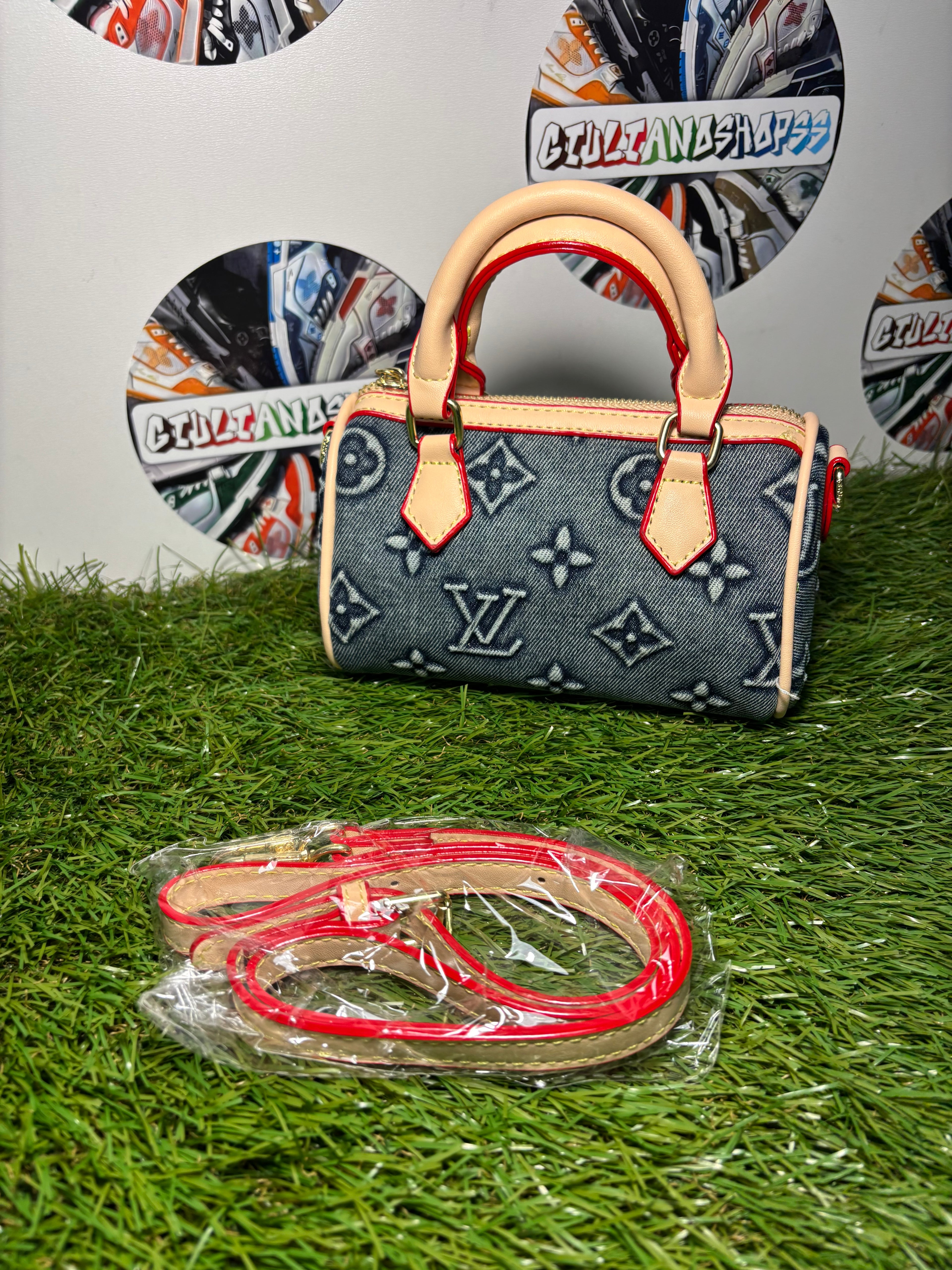 Louis Vuitton Nano Speedy Monogram - Jeans/Beige