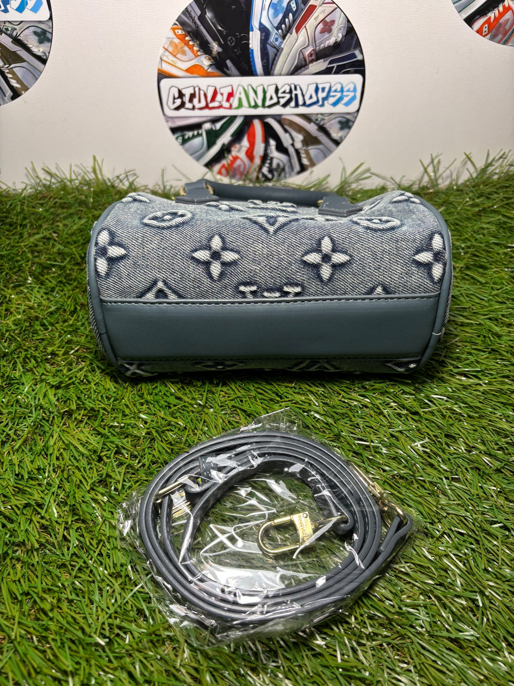 Louis Vuitton Nano Speedy Monogram - Blue Jeans