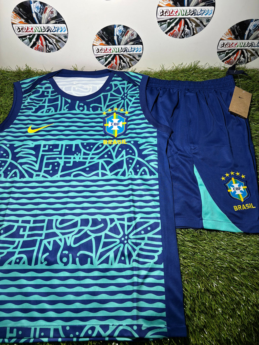 Completino Corto Squadre Calcio Smanicato Nuova Collezione