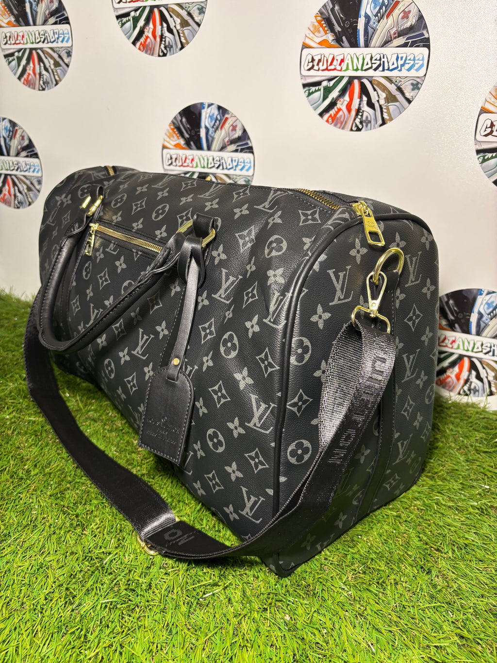 Louis Vuitton Keepall Bandoulière Black 47x29x21