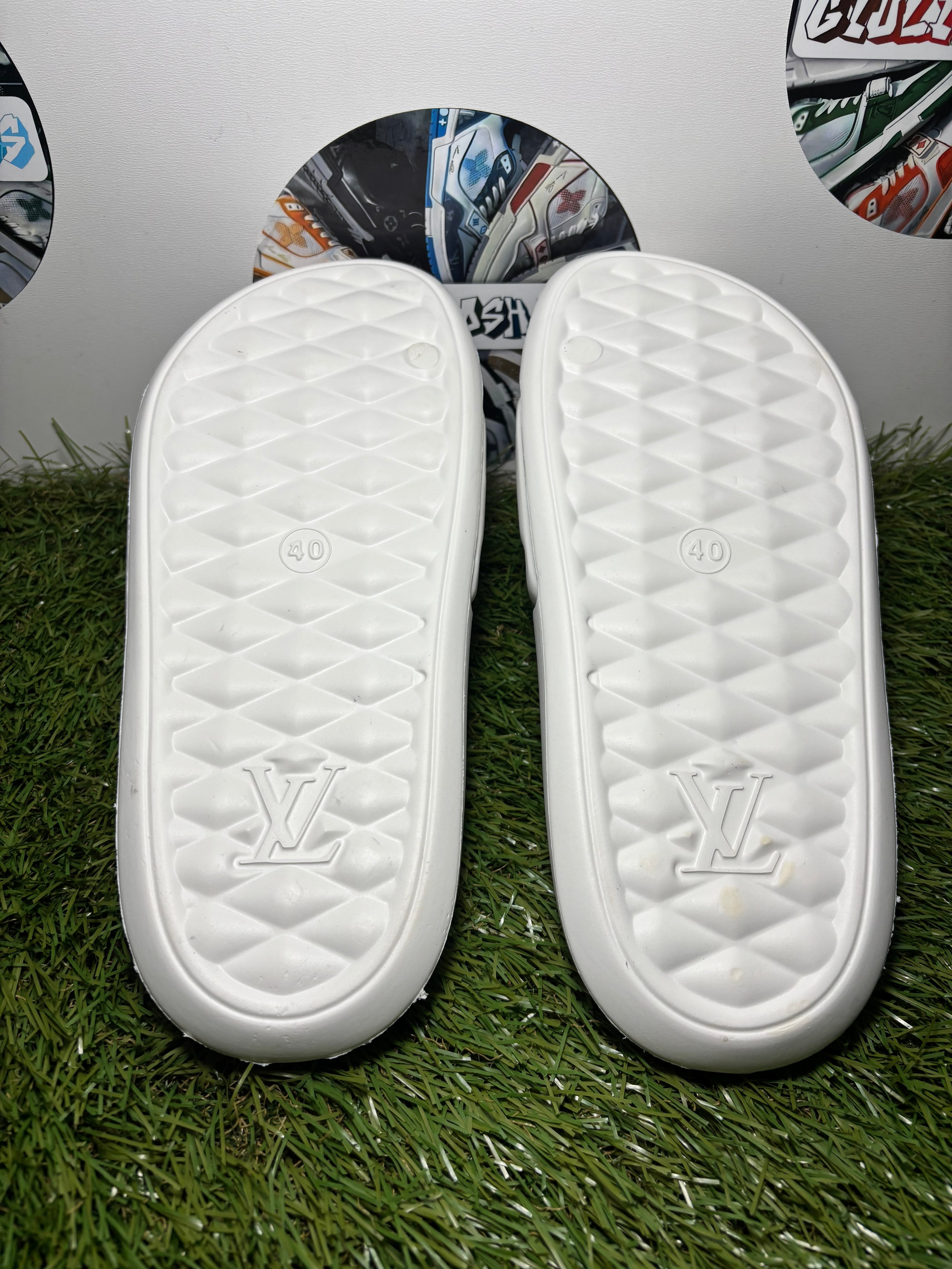 Ciabatta Louis Vuitton White