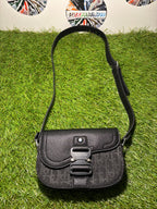 Dior Mini Saddle con jacquard Oblique nero