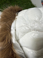 Giacchetto Blauer Donna Con Pelliccia Removibile White