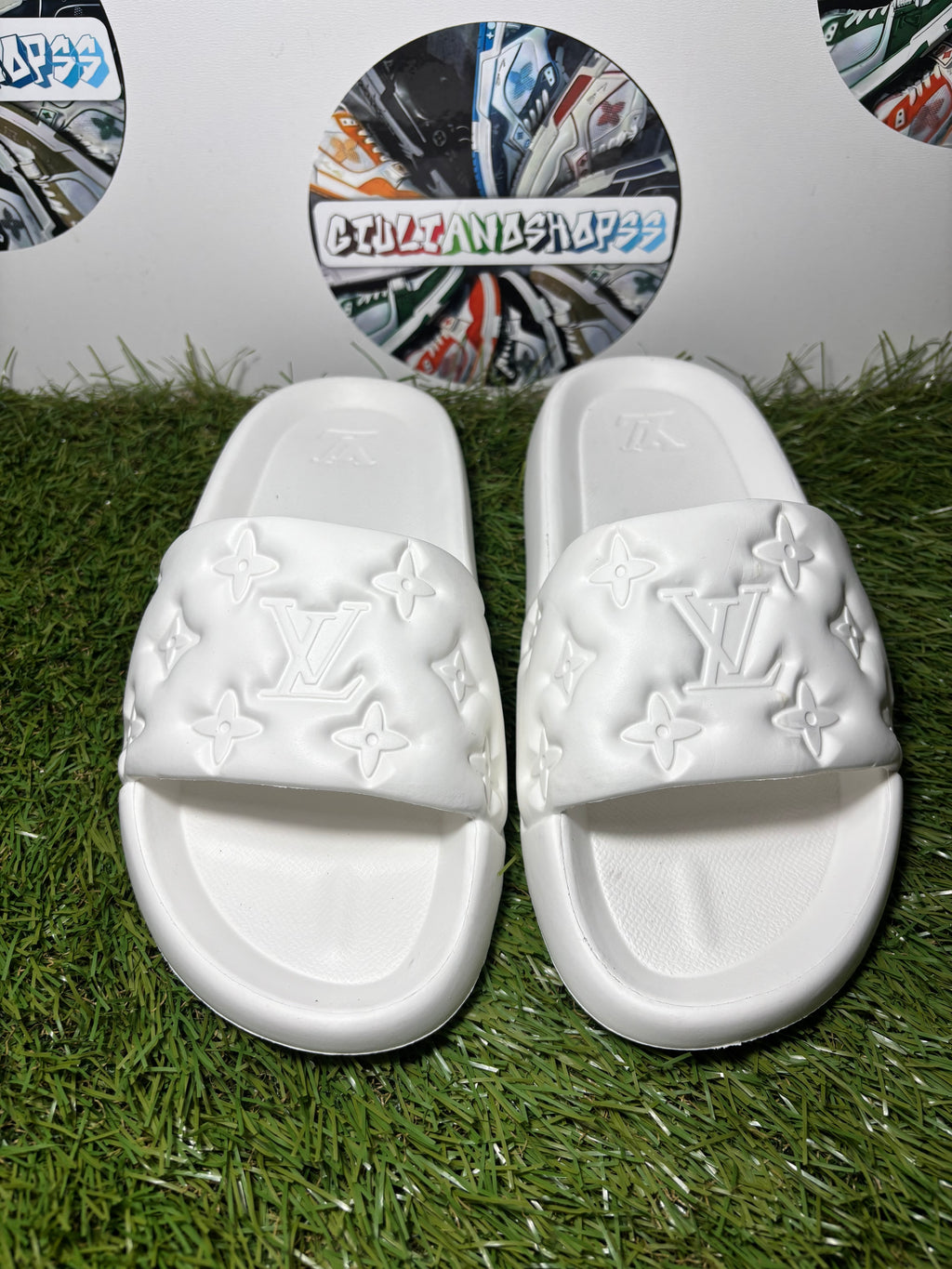 Ciabatta Louis Vuitton White