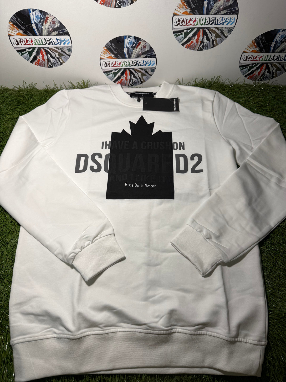Felpa Dsquared2 White