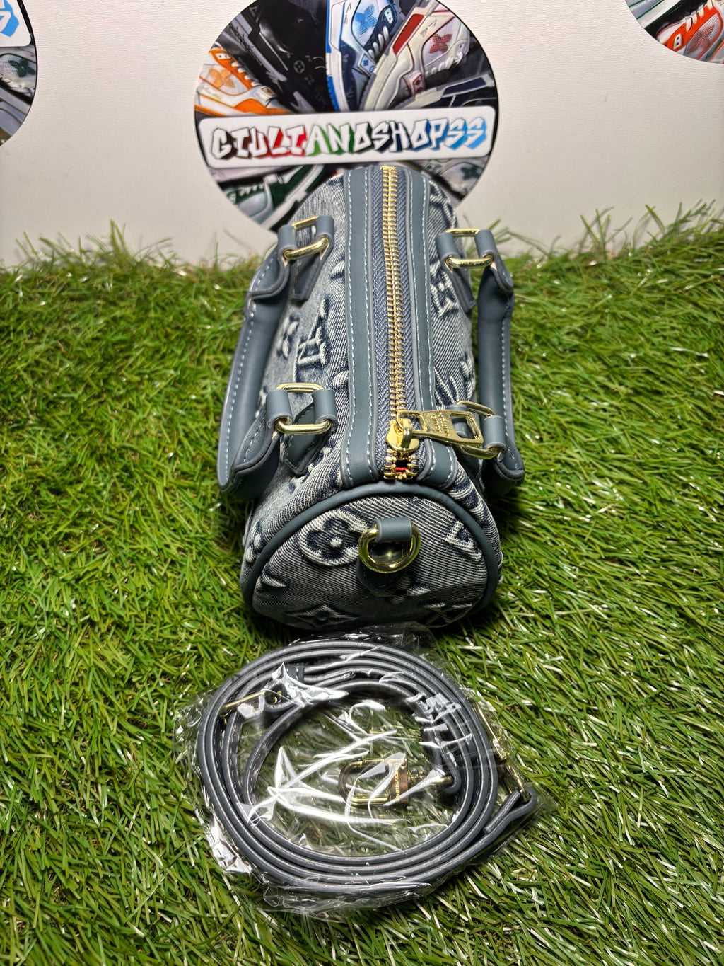 Louis Vuitton Nano Speedy Monogram - Blue Jeans