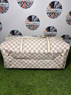 Louis Vuitton Keepall Bandoulière White 47x29x21