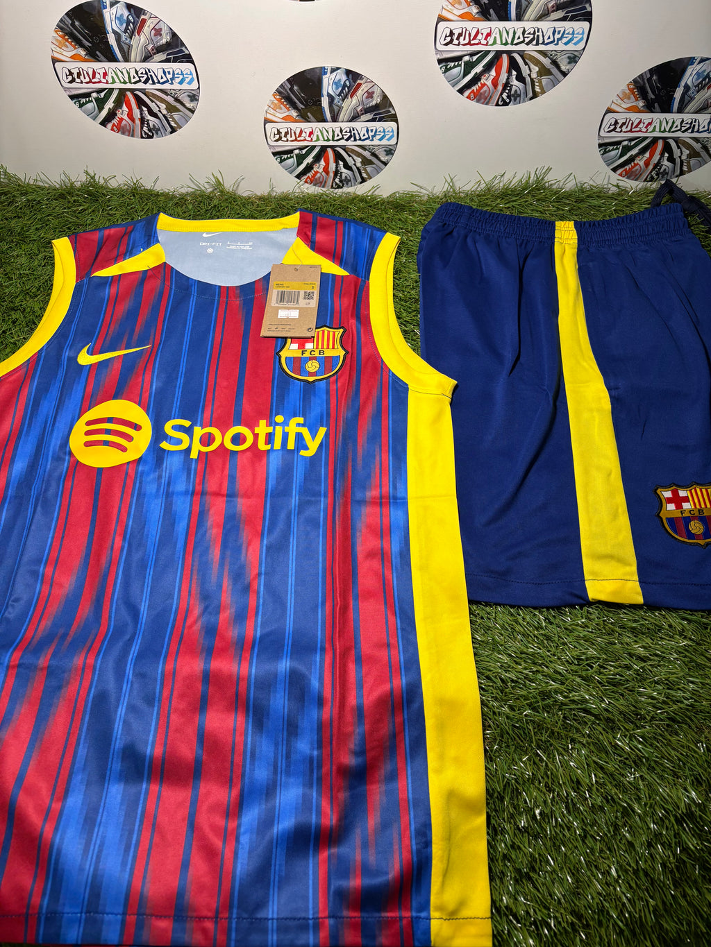 Completino Corto Squadre Calcio Smanicato Nuova Collezione