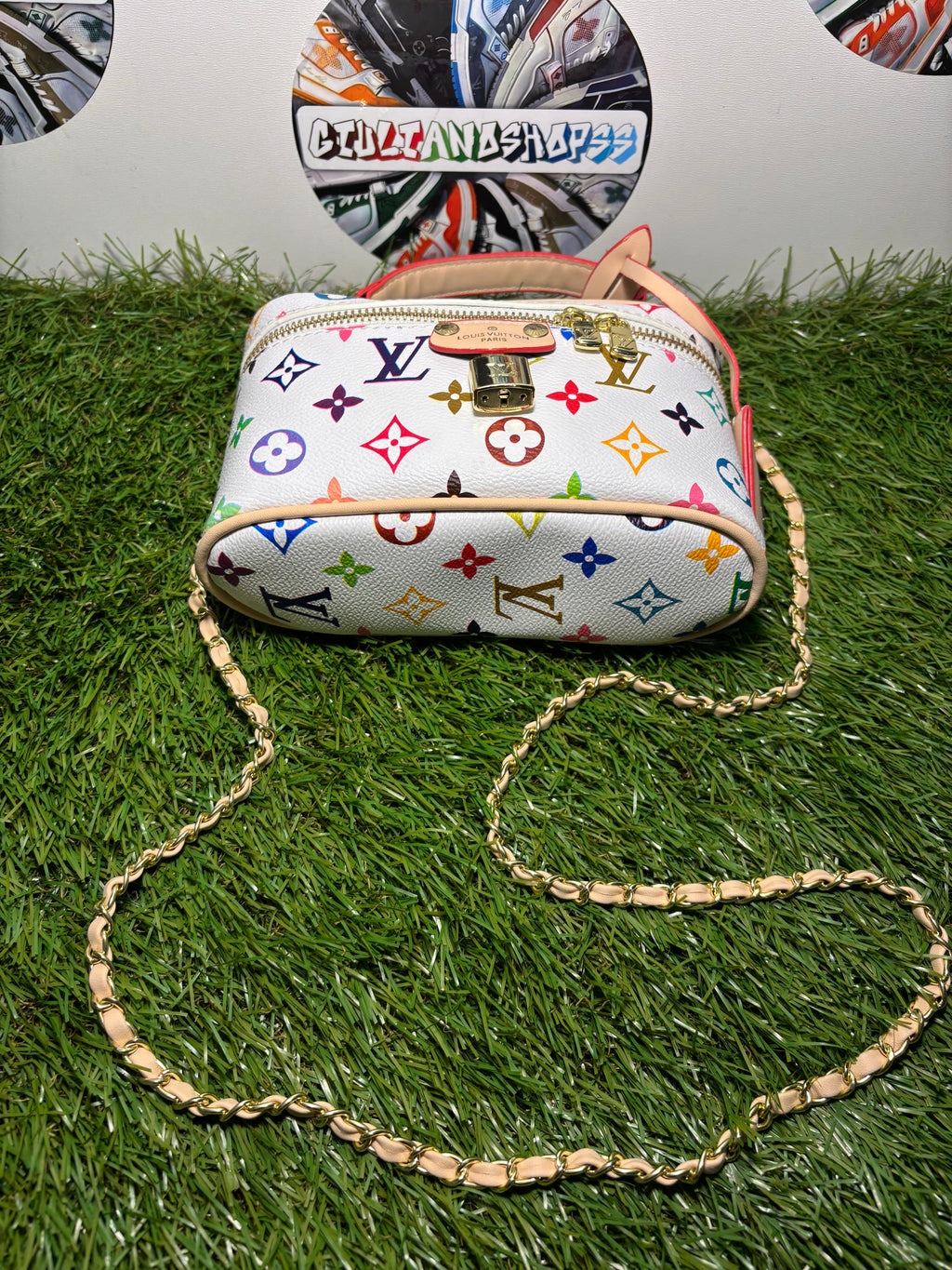 Louis Vuitton Vanity PM in tela Monogram Reverse White/Multicolor