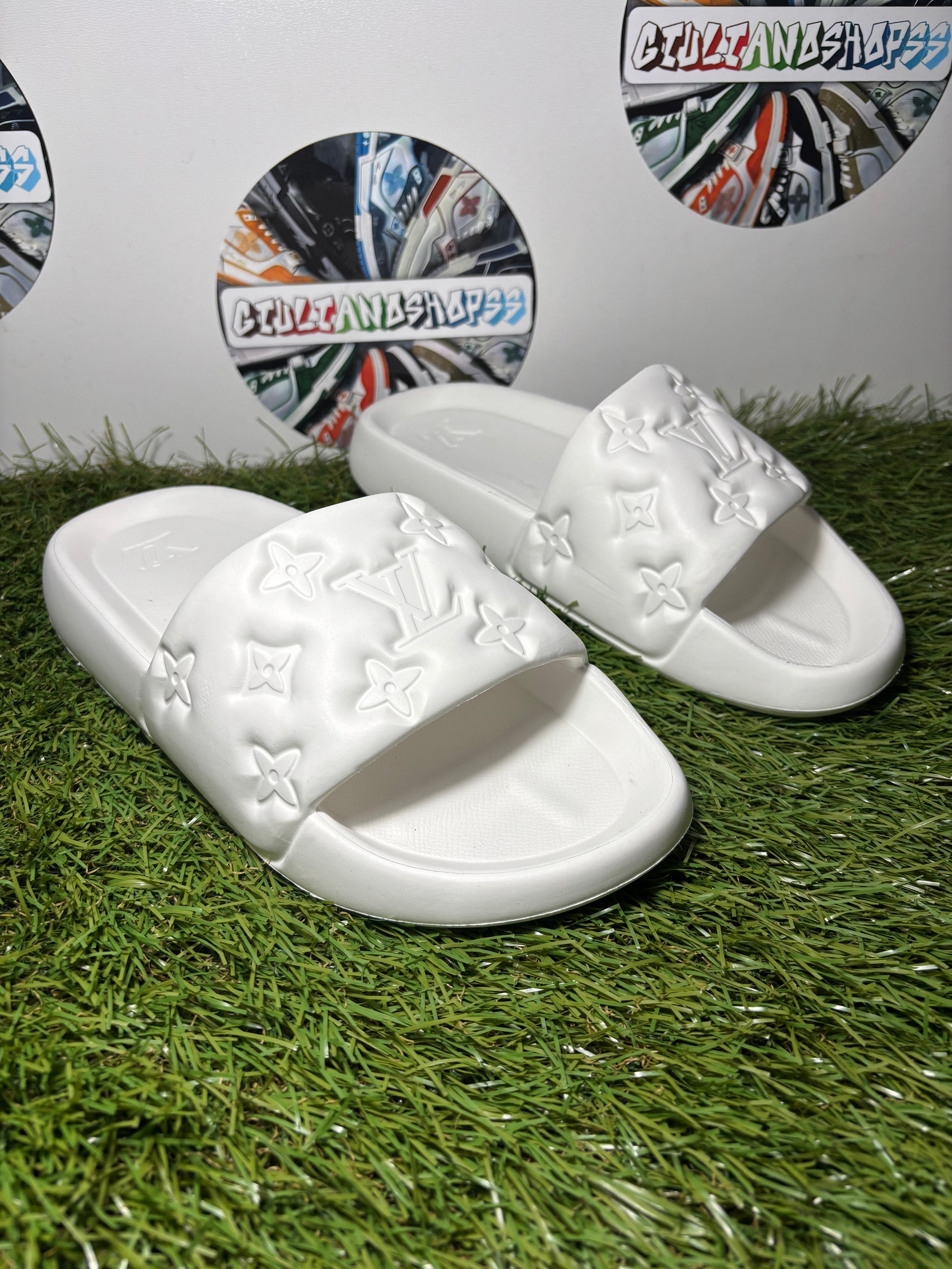 Ciabatta Louis Vuitton White