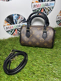 Louis Vuitton Nano Speedy Monogram - Black