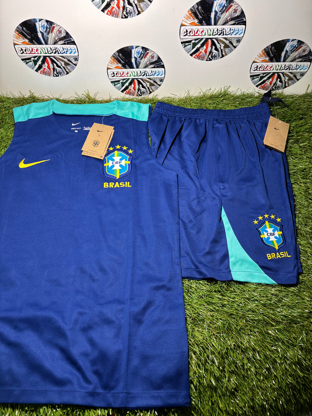Completino Corto Squadre Calcio Smanicato Nuova Collezione