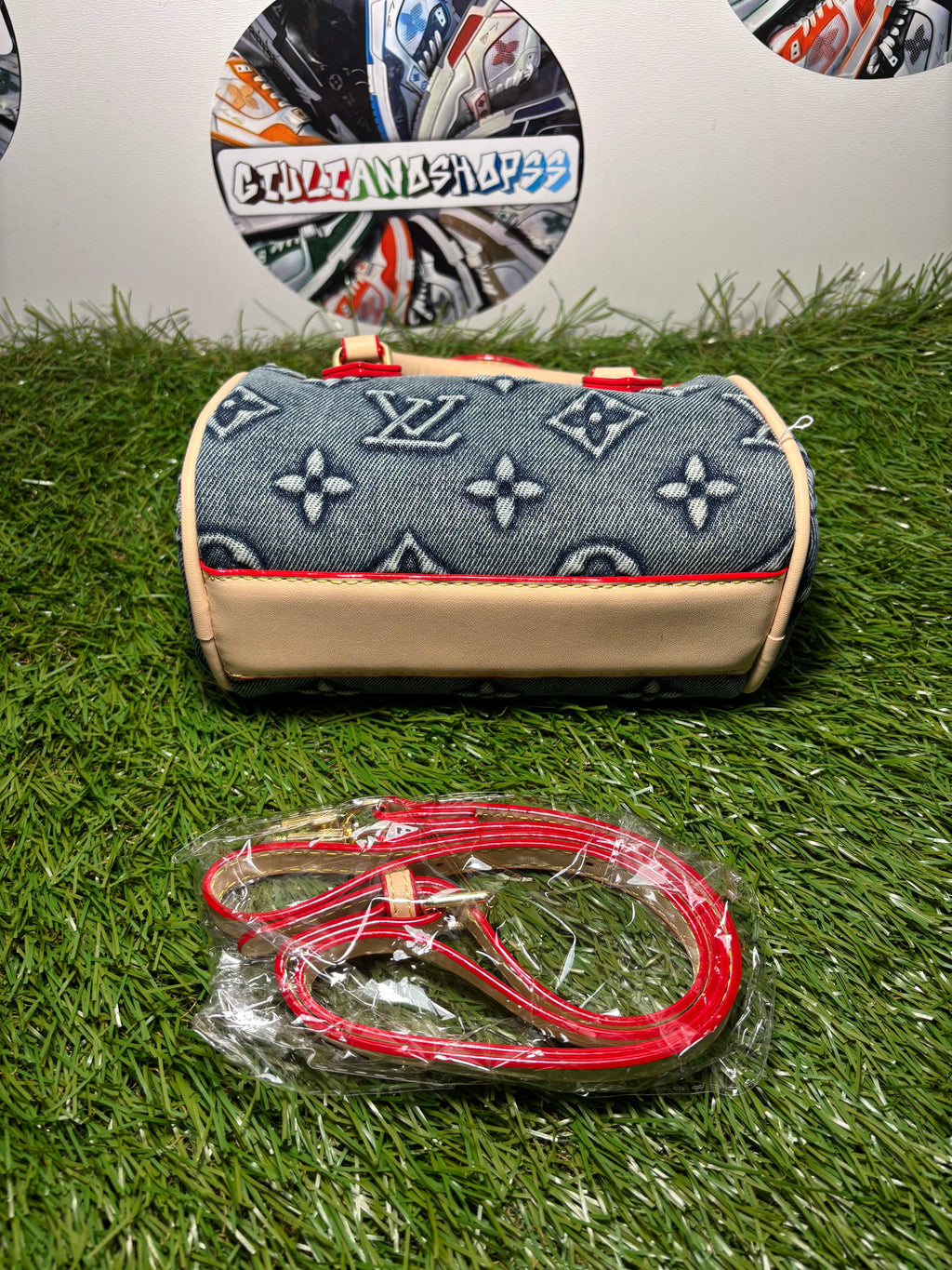Louis Vuitton Nano Speedy Monogram - Jeans/Beige