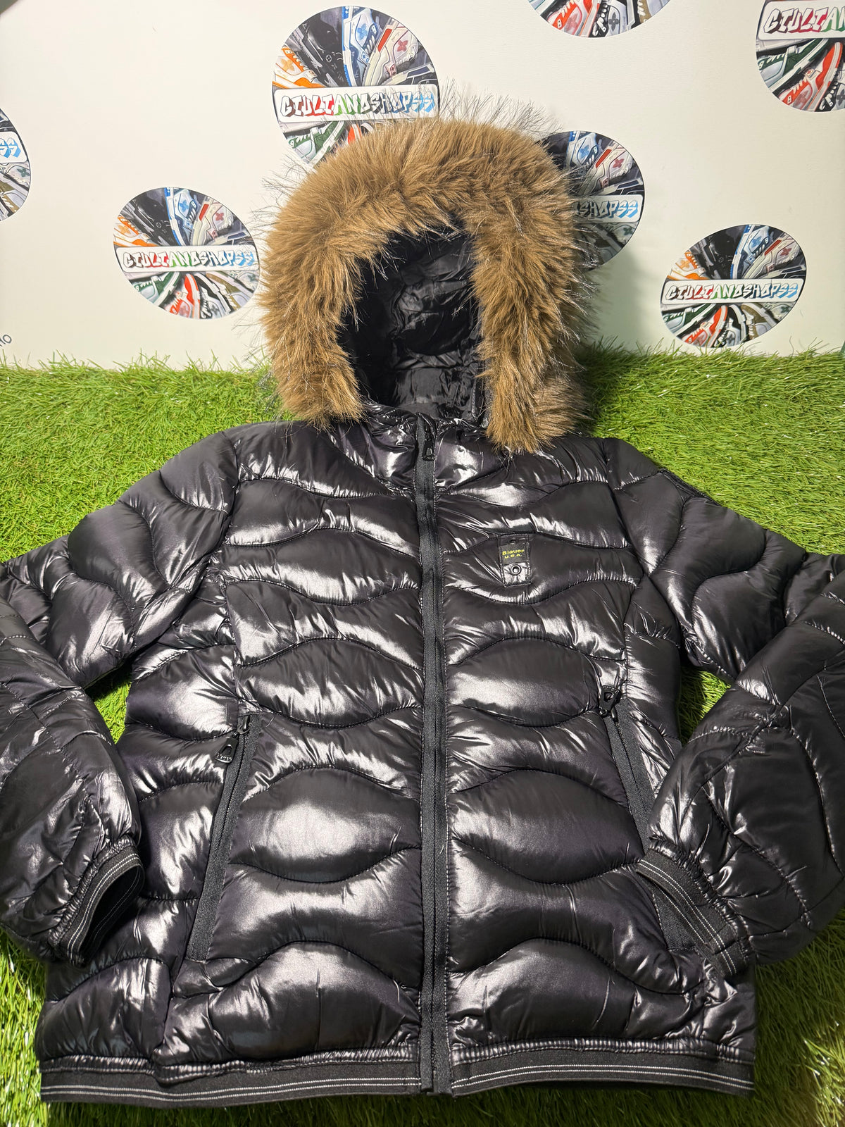 Giacchetto Blauer Donna Con Pelliccia Removibile Black