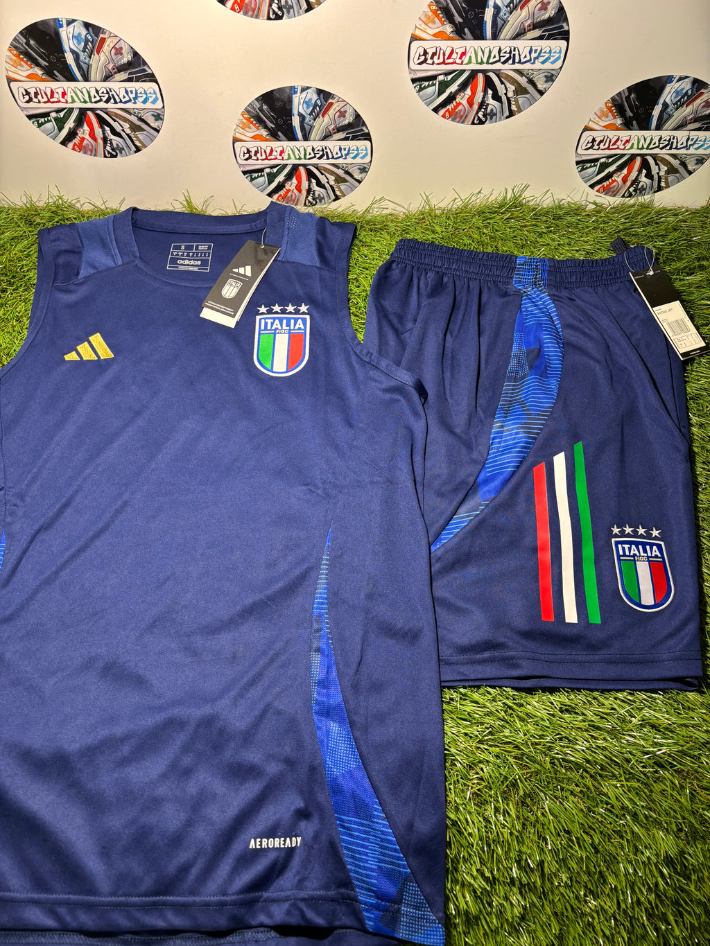 Completino Corto Squadre Calcio Smanicato Nuova Collezione