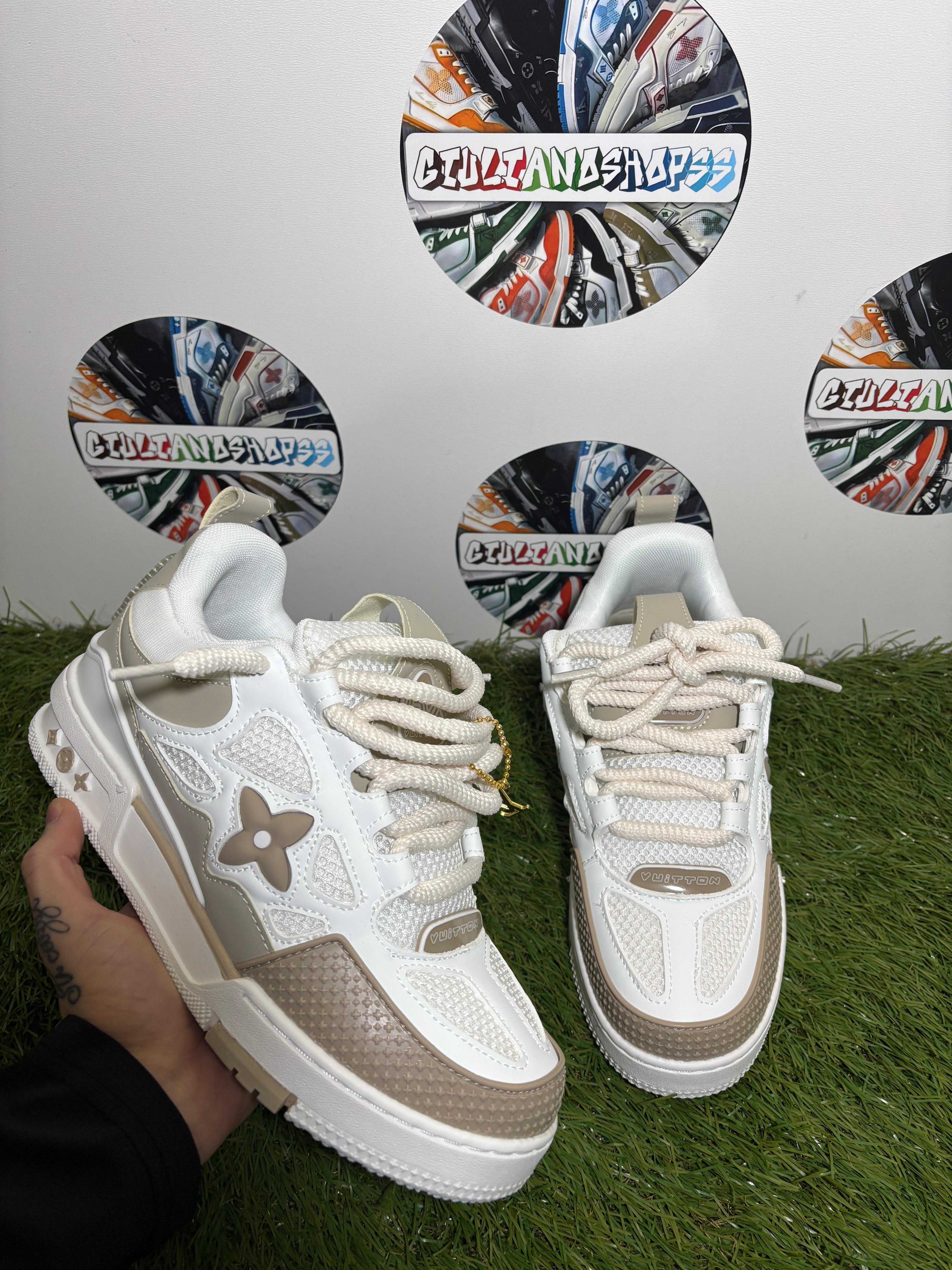 Louis Vuitton LV Skate Sneaker - Bianca/Beige 2a Qualità