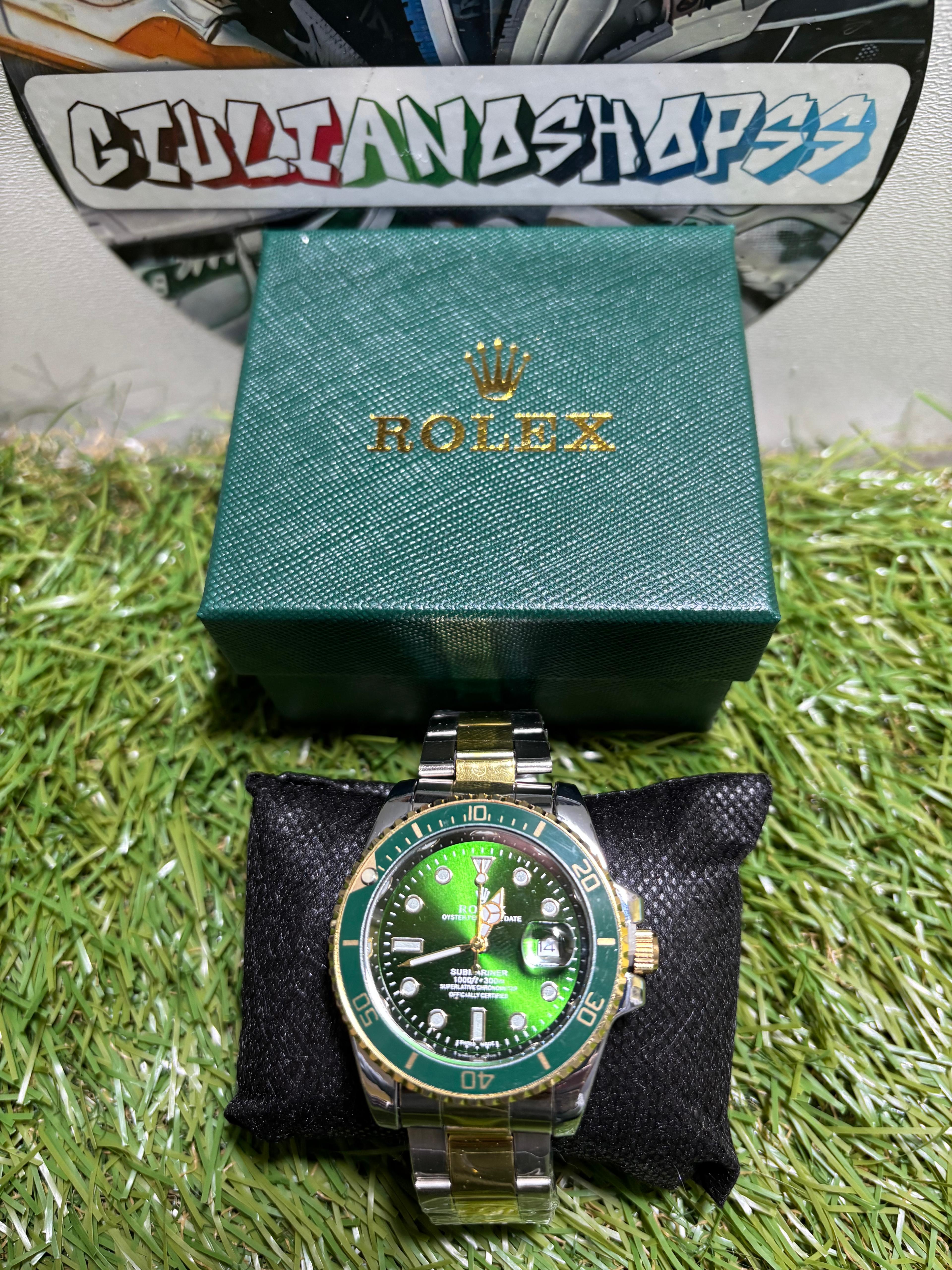 Rolex Submariner Two-Tone Verde Oro