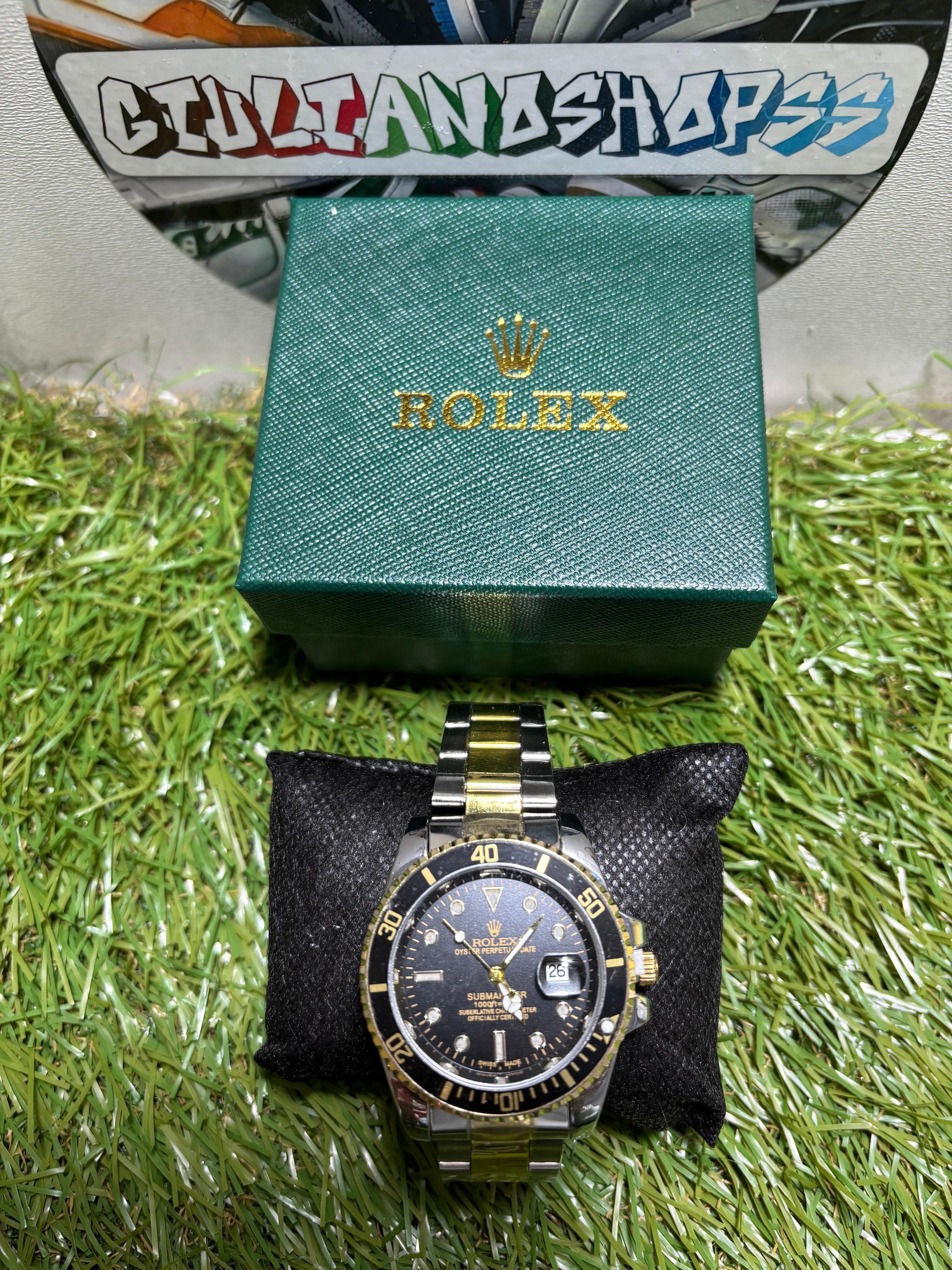 Rolex Submariner Two-Tone Nero Oro